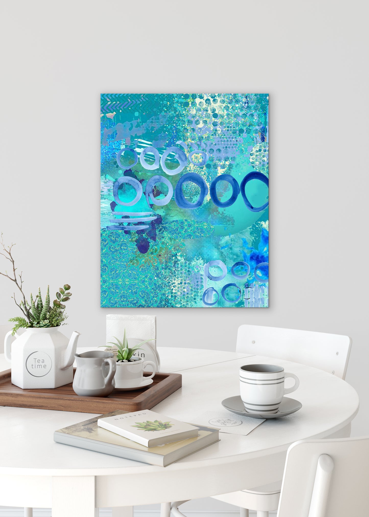 Blue Heaven Abstract Art by Sheree Burlington