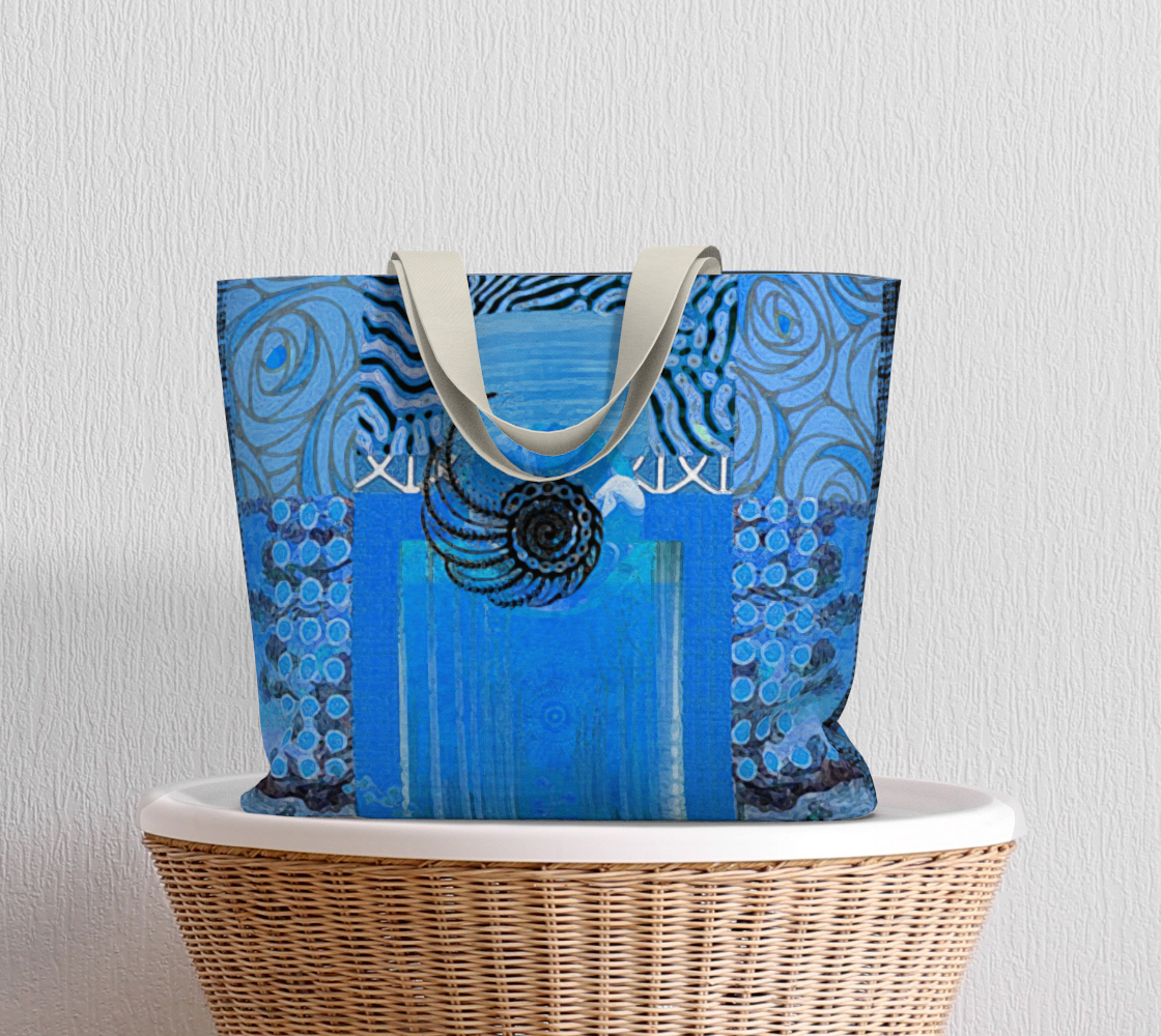 Blue Bayou Market Tote Bag by Sheree Burlington