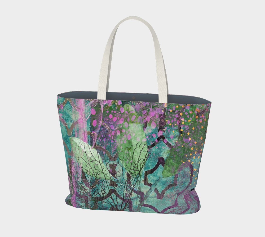 Lilac Dapple Market Tote Bag by Sheree Burlington