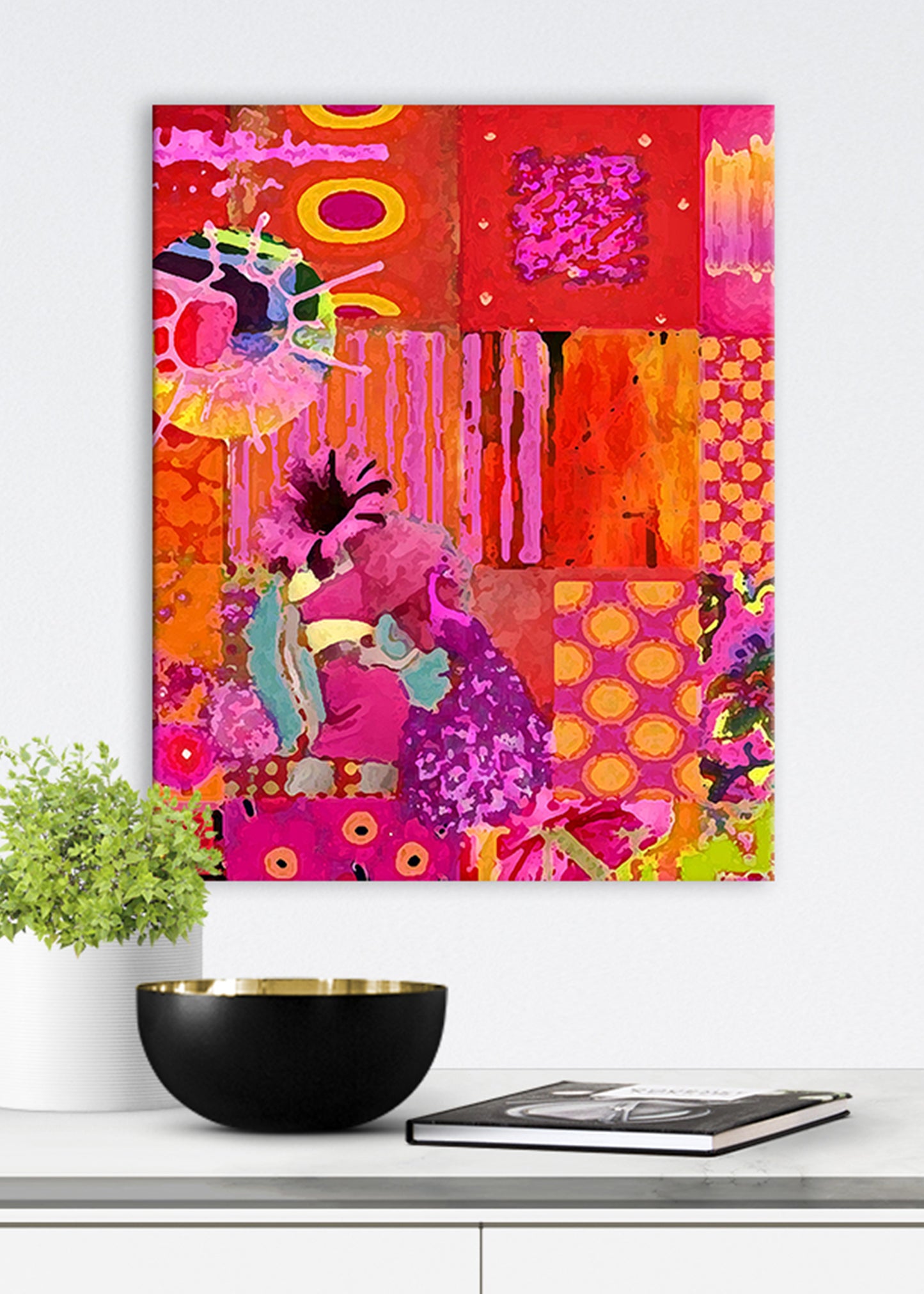 Carnival Abstract Art by Sheree Burlington