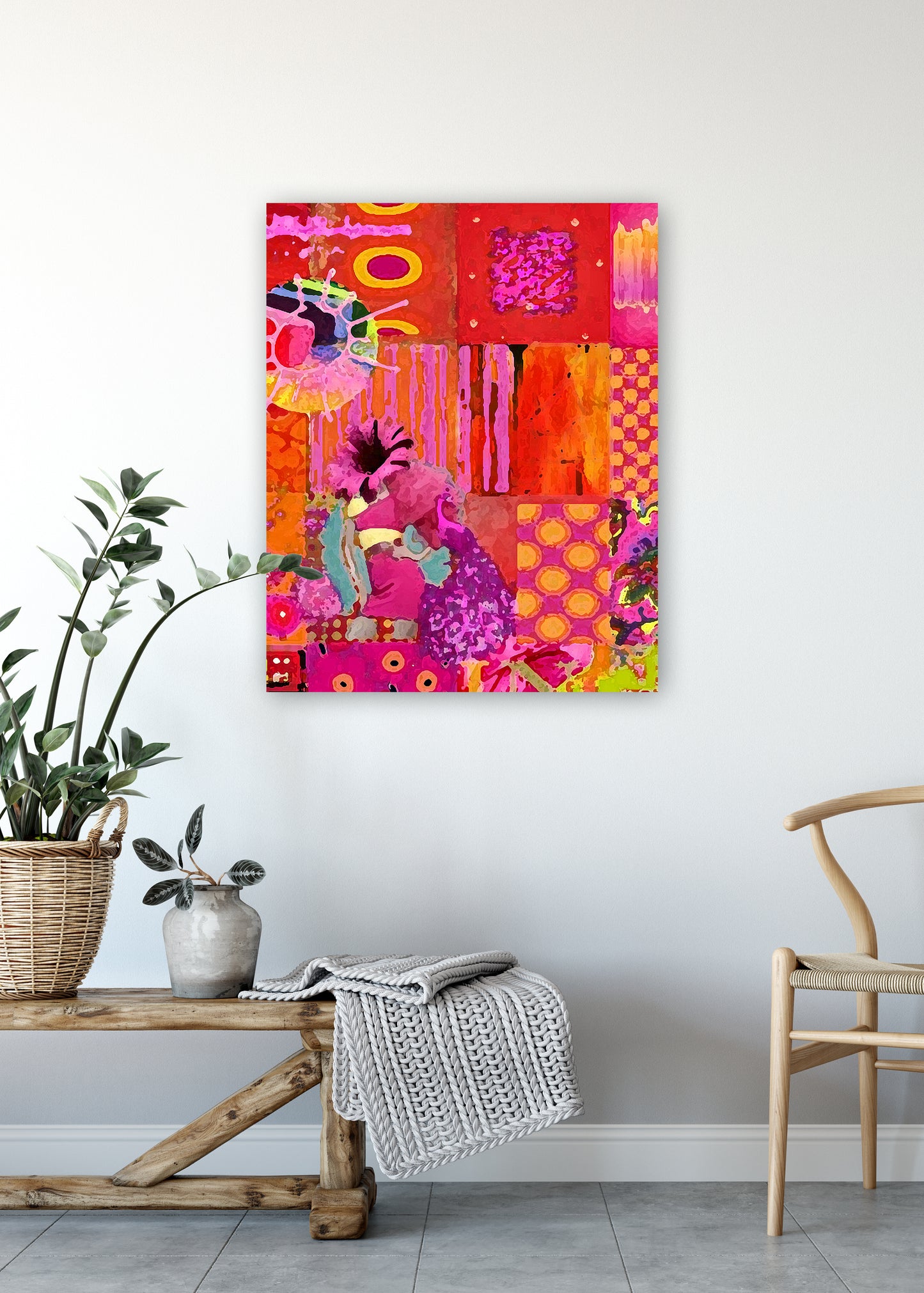 Carnival Abstract Art by Sheree Burlington