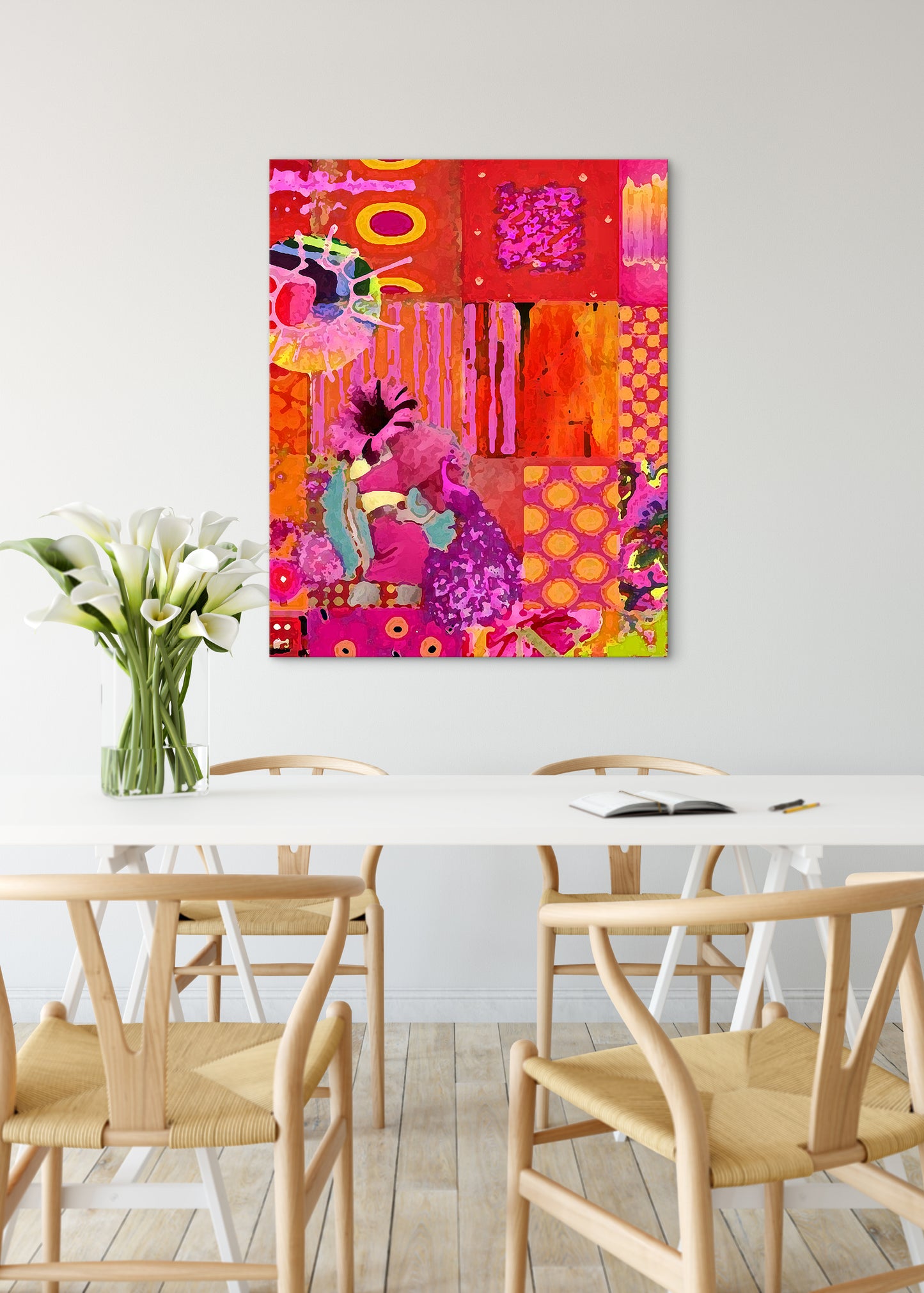 Carnival Abstract Art by Sheree Burlington