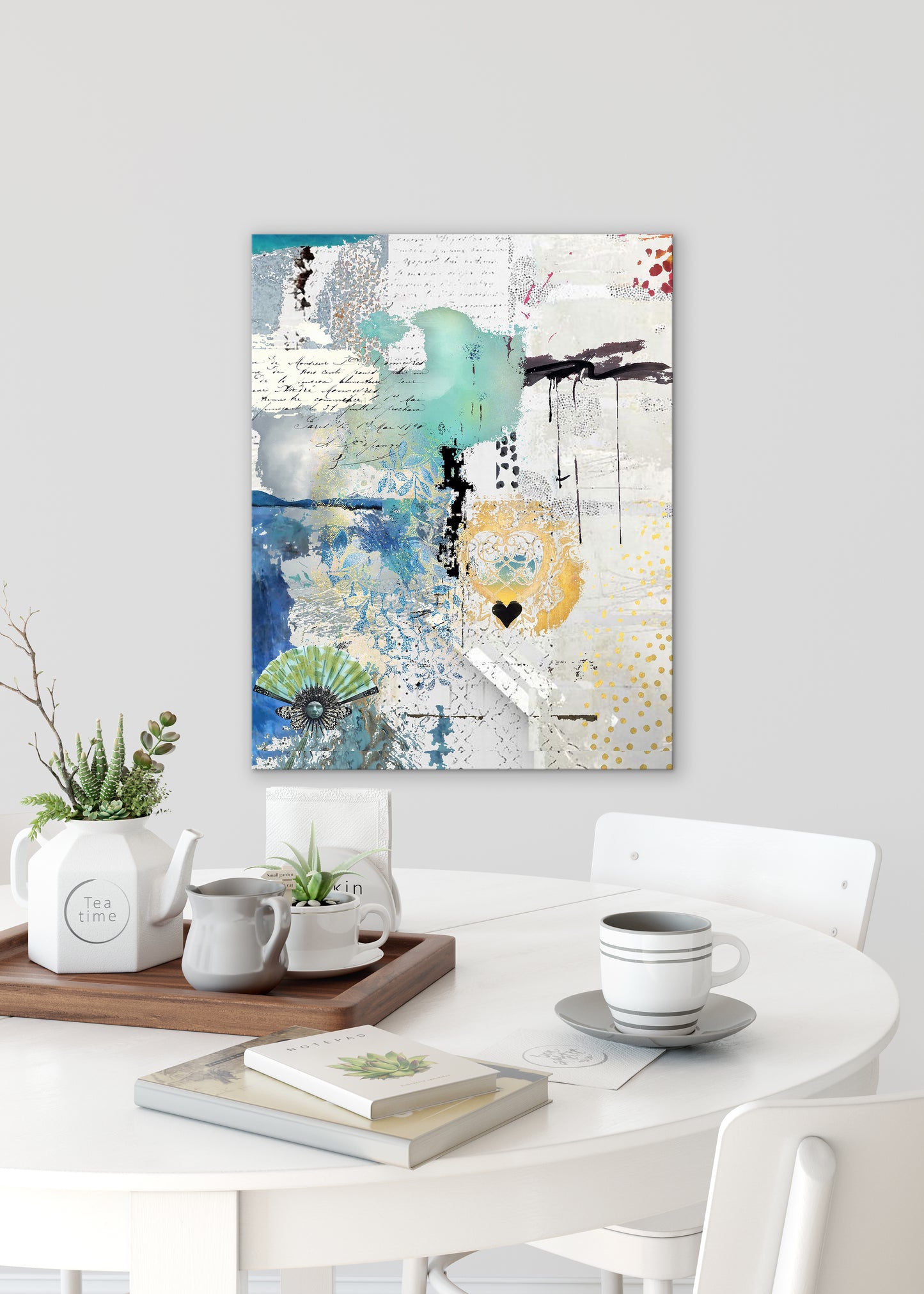 Cloudless Abstract Art by Sheree Burlington