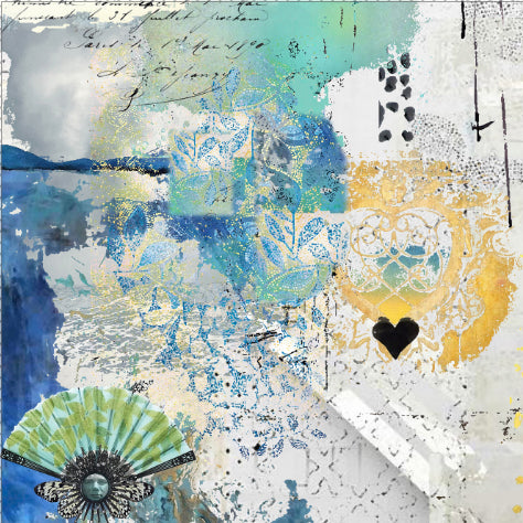 Cloudless Market Tote Bag Art by Sheree Burlington