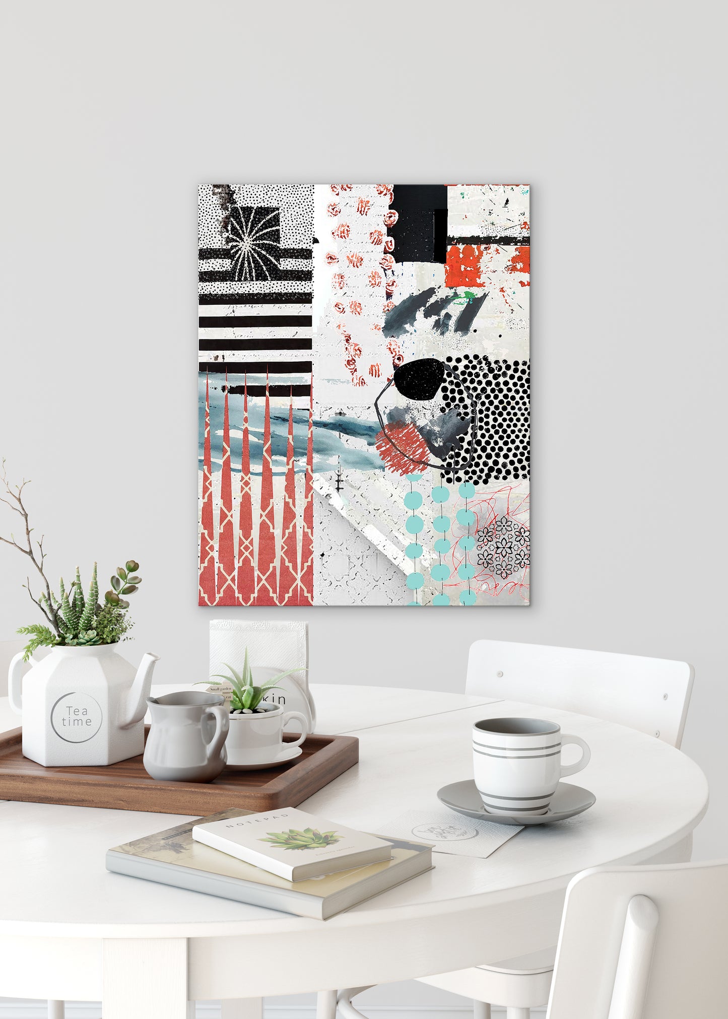Coral Shards Abstract Art by Sheree Burlington