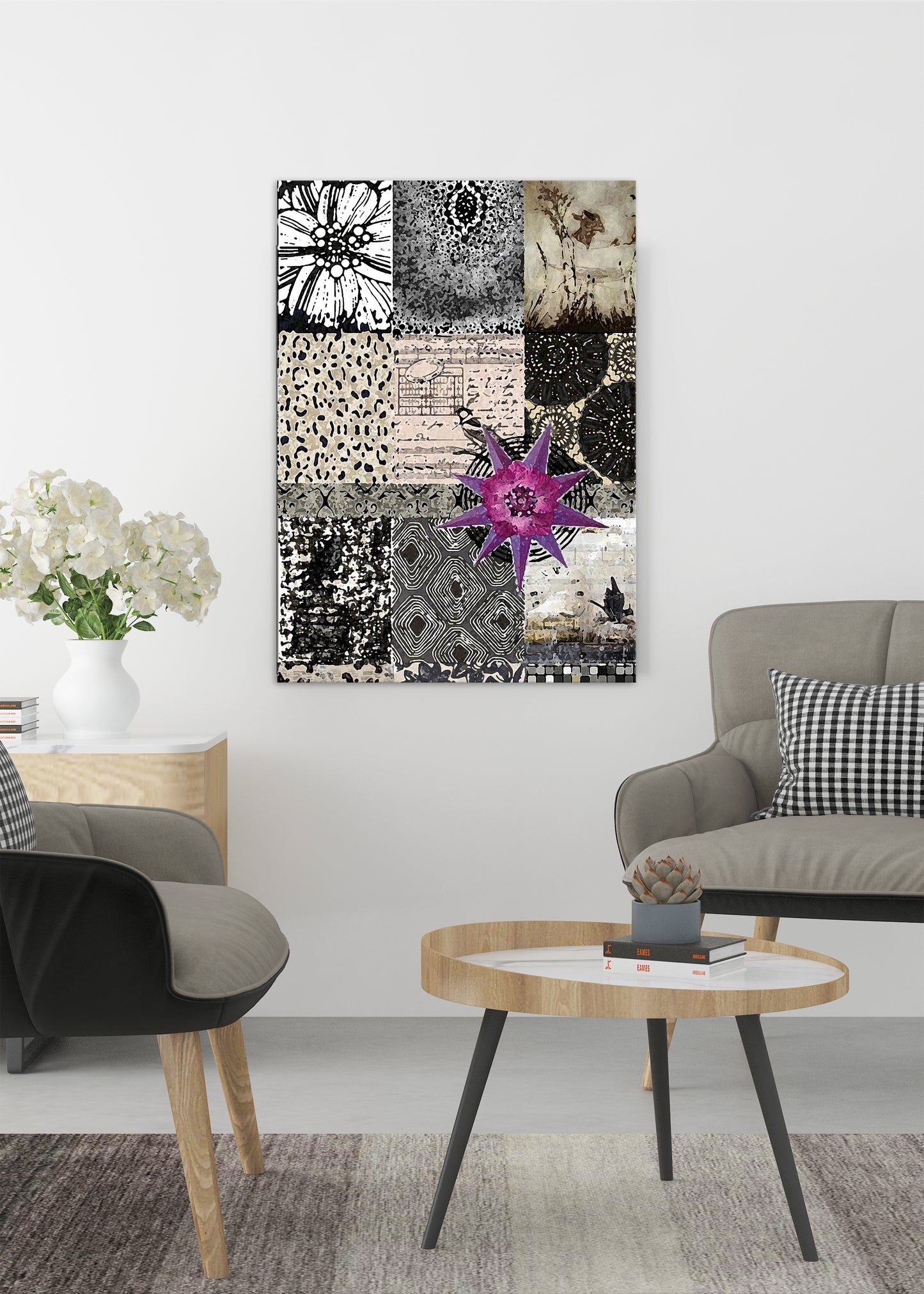 Dark Star Abstract Art by Sheree Burlington