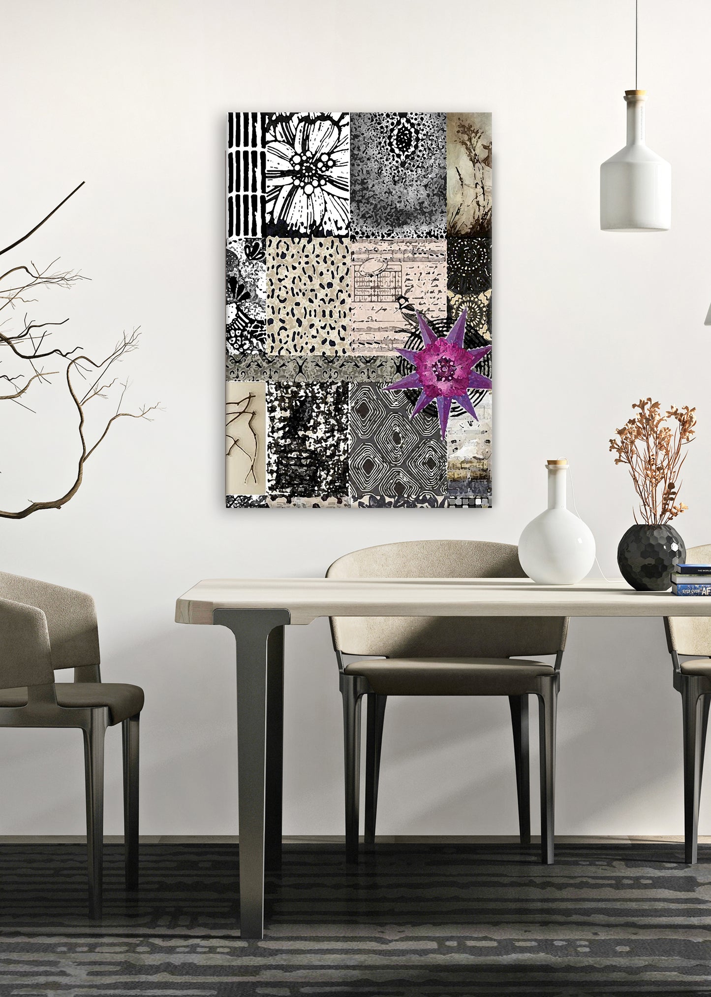Dark Star Abstract Art by Sheree Burlington