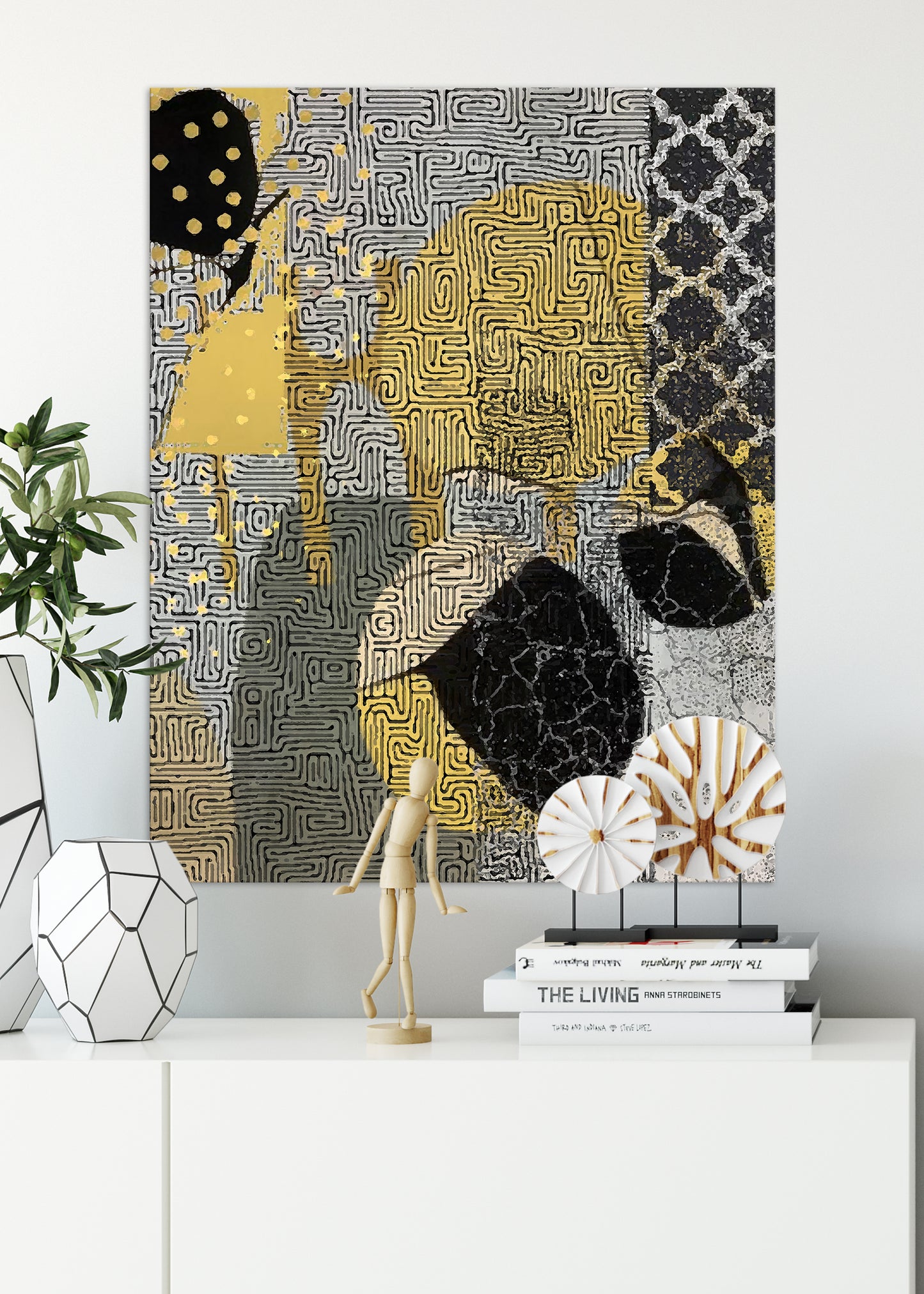 Day Two Abstract Art by Sheree Burlington