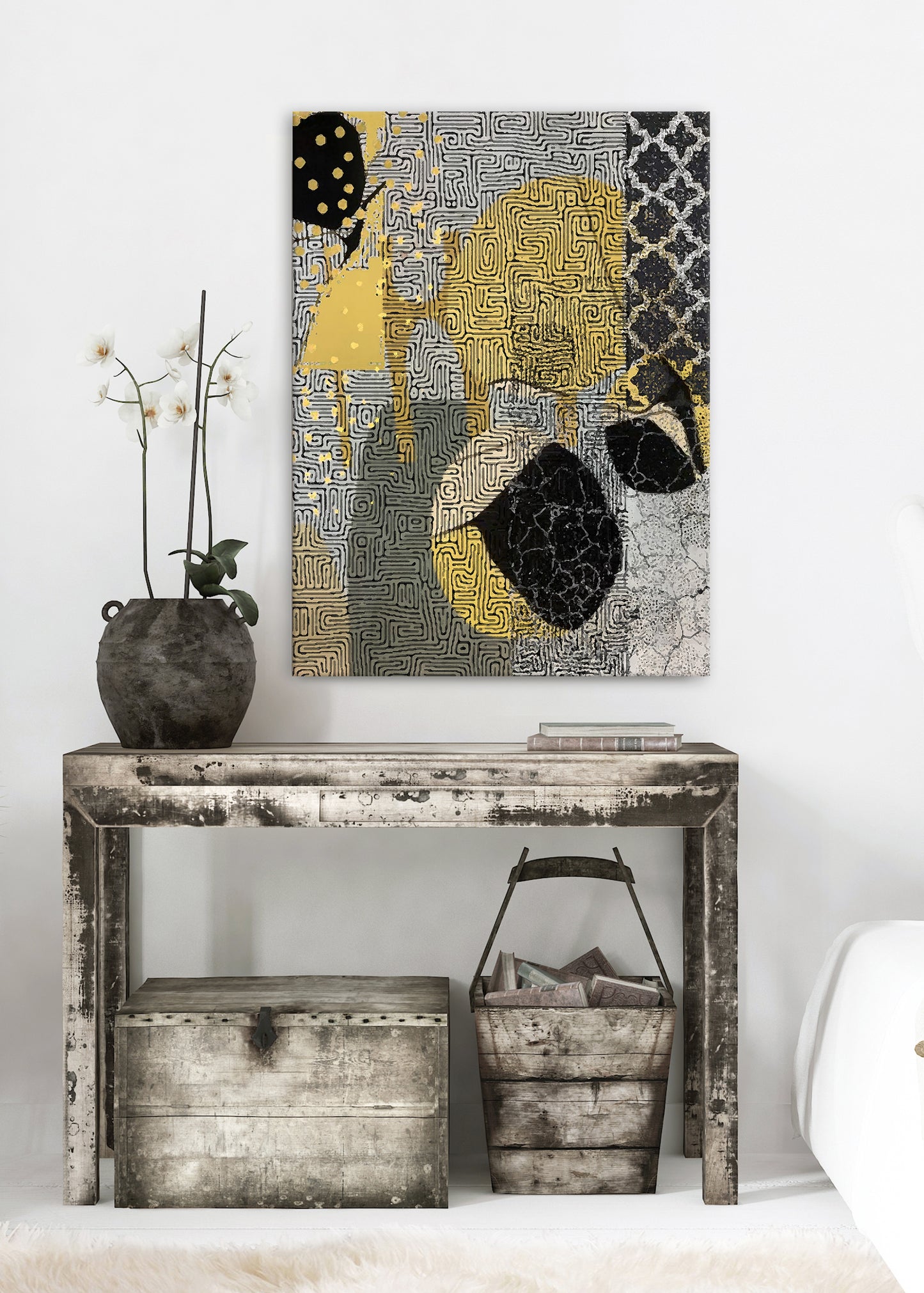 Day Two Abstract Art by Sheree Burlington