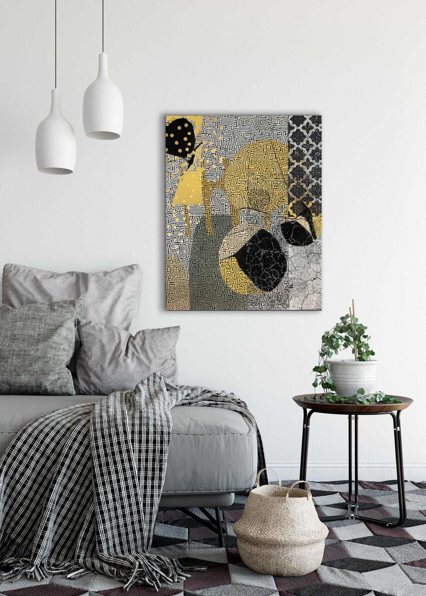 Day Two Abstract Art by Sheree Burlington