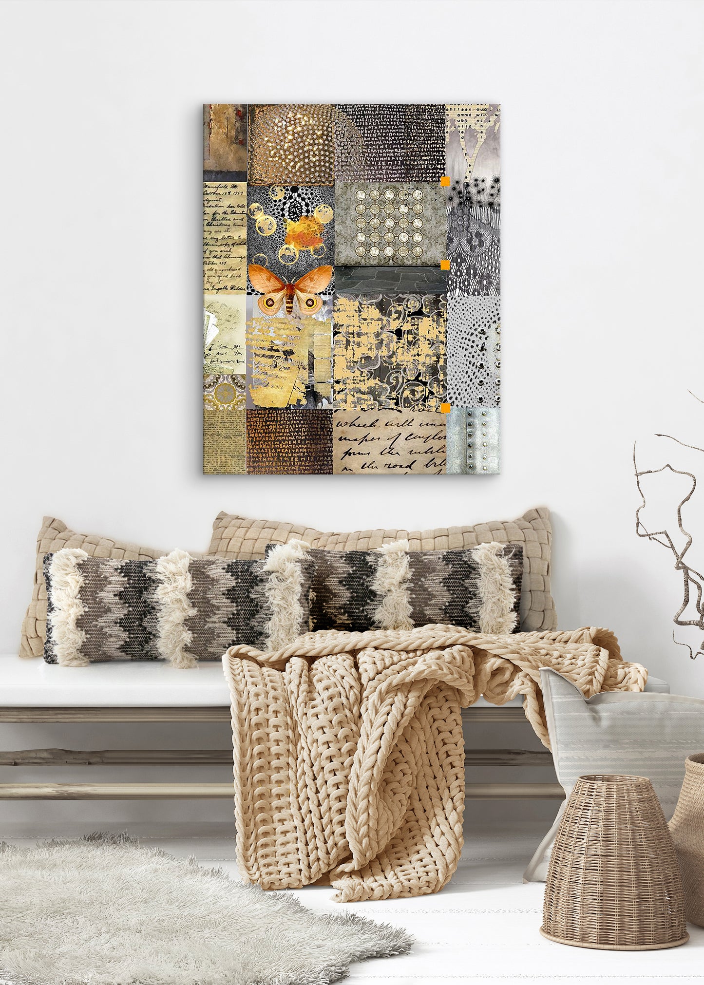 Dusk Abstract Art by Sheree Burlington