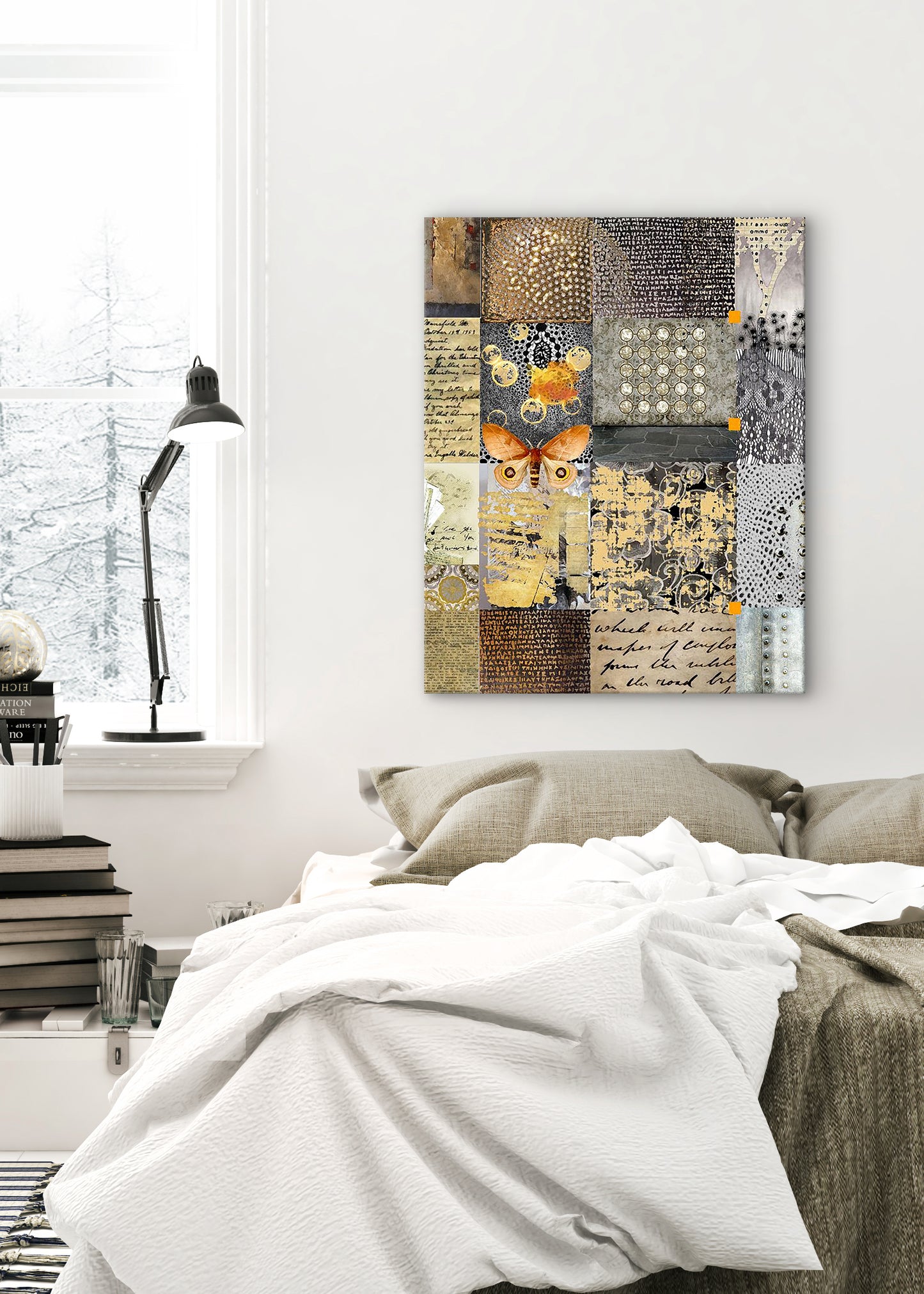 Dusk Abstract Art by Sheree Burlington