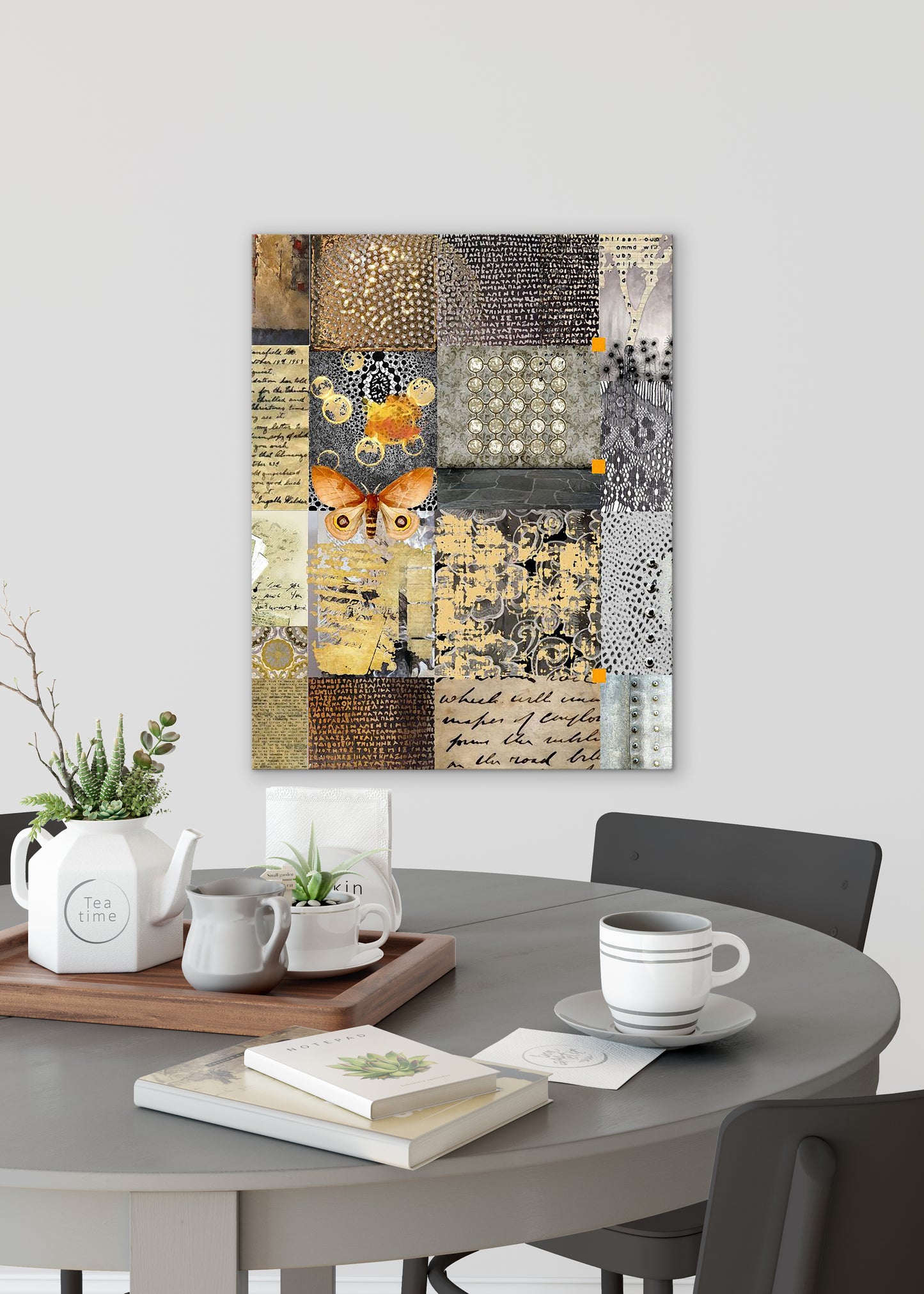 Dusk Abstract Art by Sheree Burlington