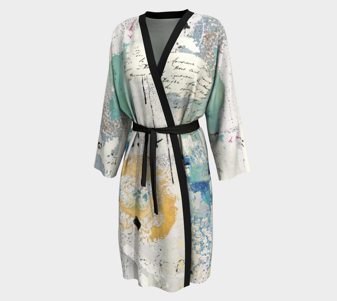 Cloudless Peignoir Robe by Sheree Burlington