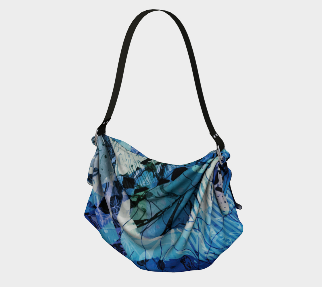 Blue Lagoon Origami Tote
