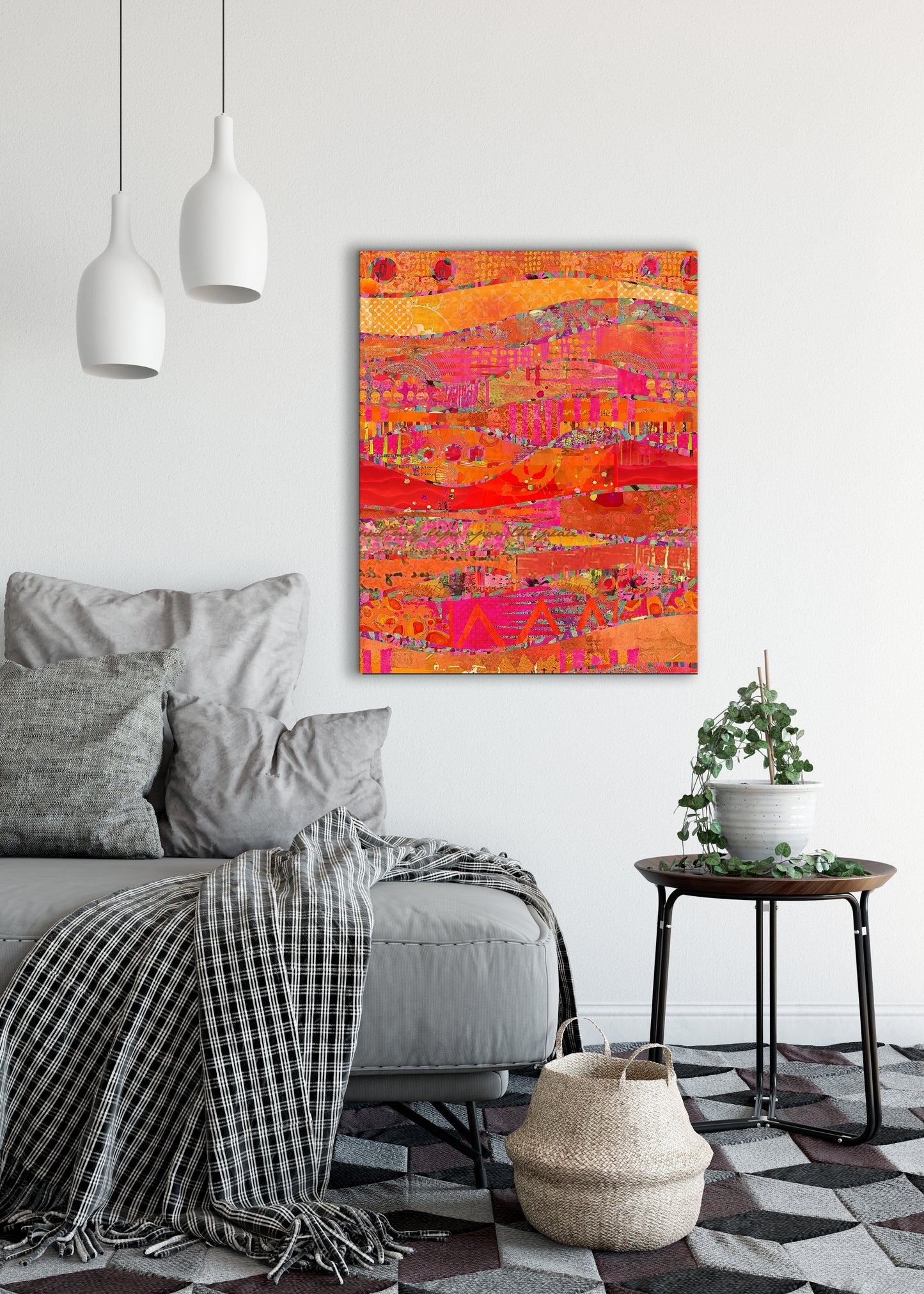Firewalk Abstract Art by Sheree Burlington
