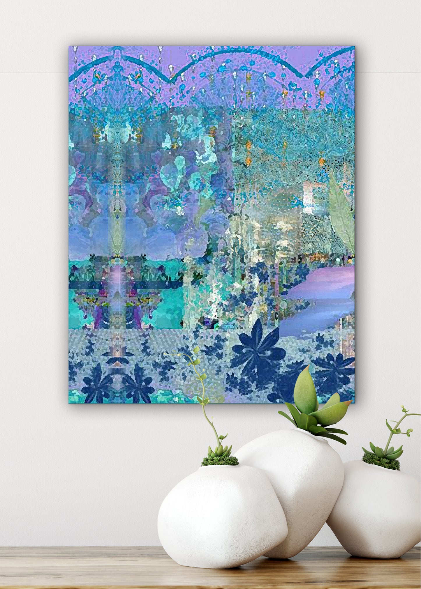 Gathering Abstract Art by Sheree Burlington