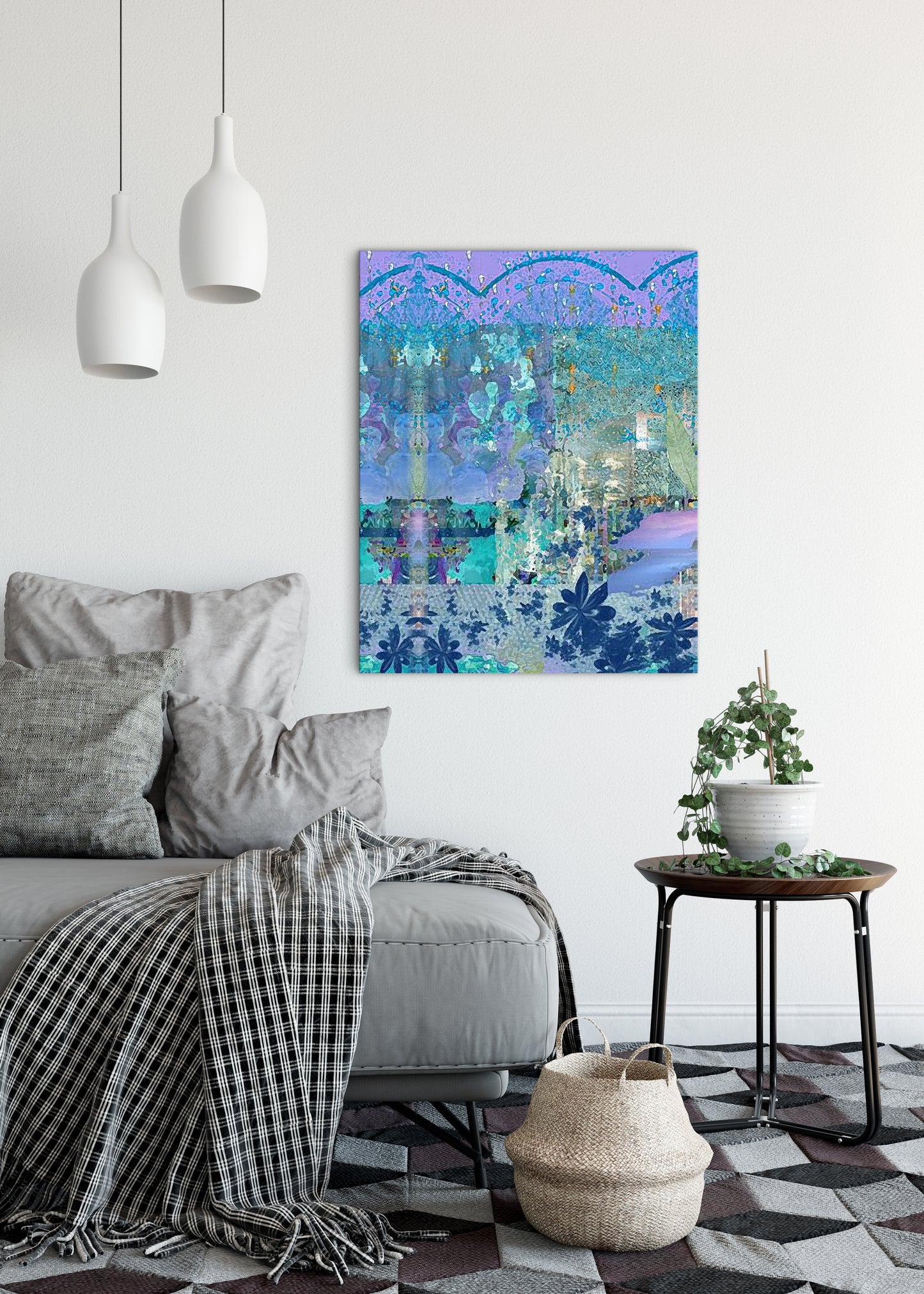Gathering Abstract Art by Sheree Burlington