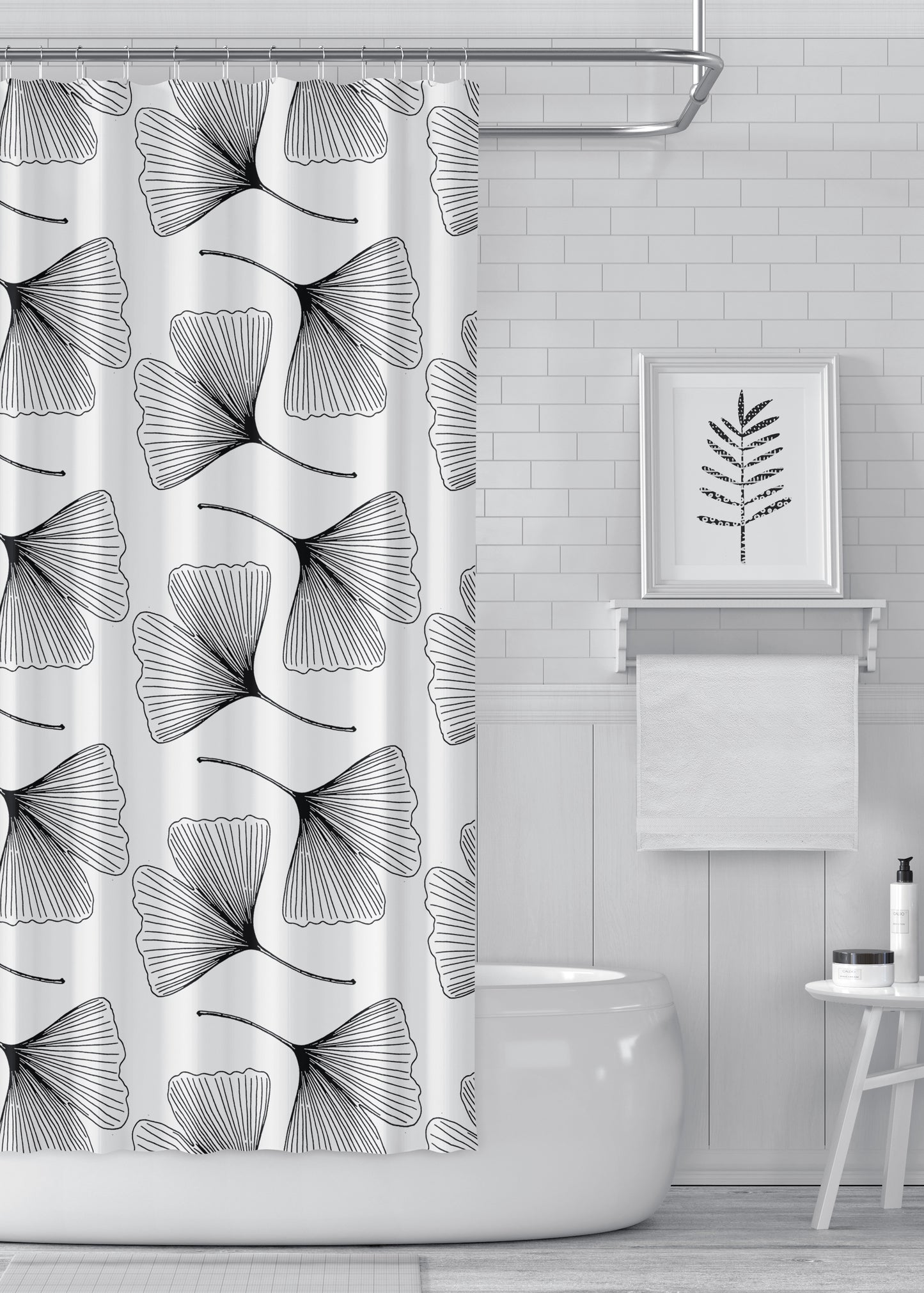 Ginkgo Designer Shower Curtain