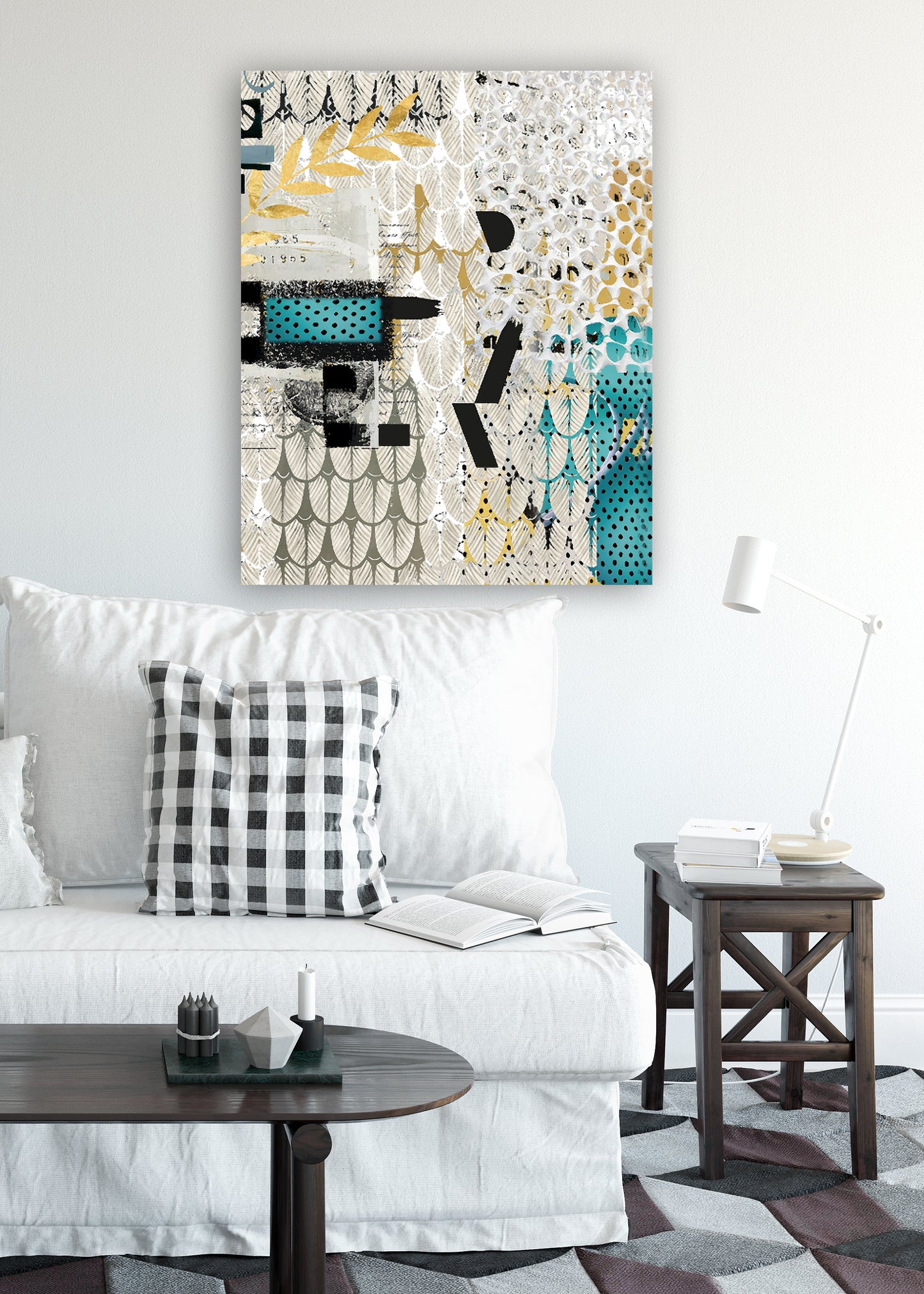 Hello Abstract Art by Sheree Burlington