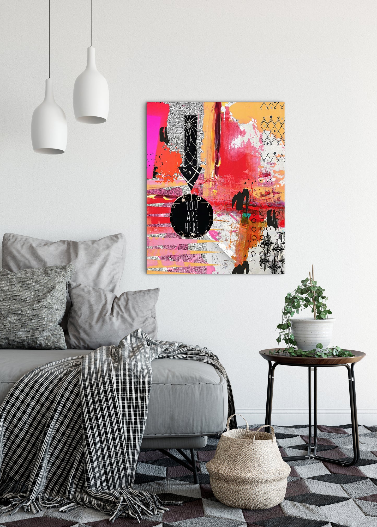 Here Abstract Art by Sheree Burlington