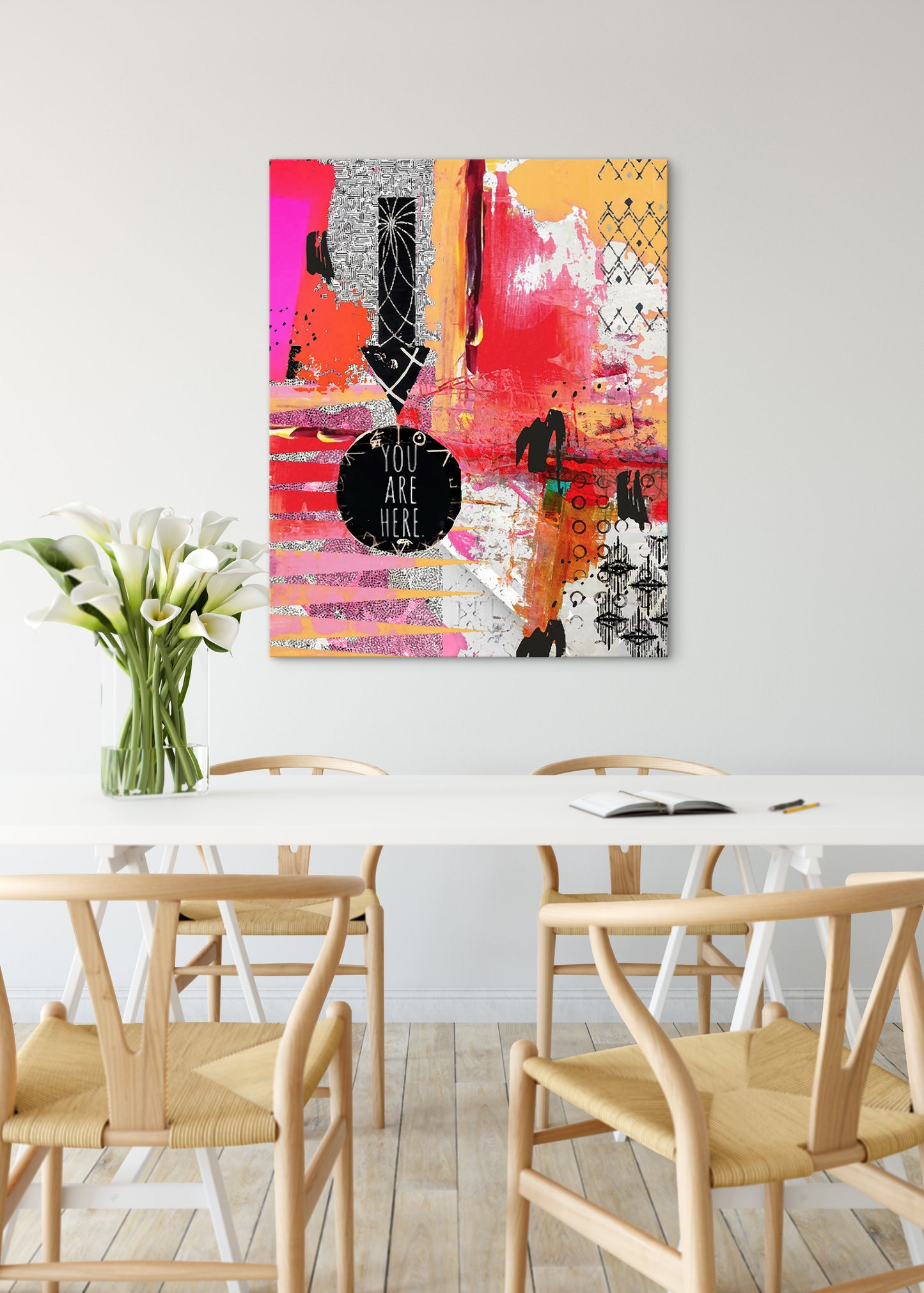 Here Abstract Art by Sheree Burlington