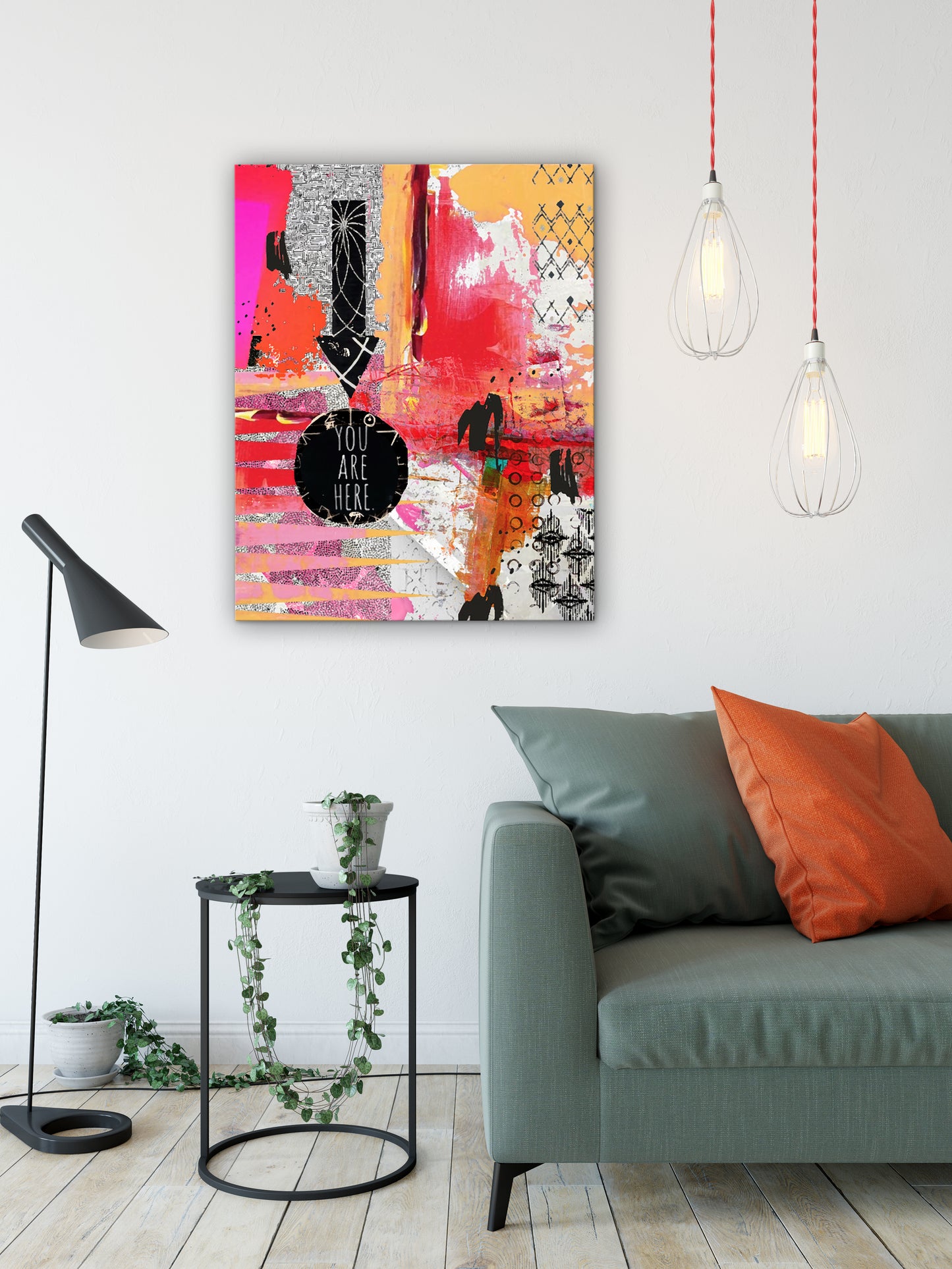Here Abstract Art by Sheree Burlington