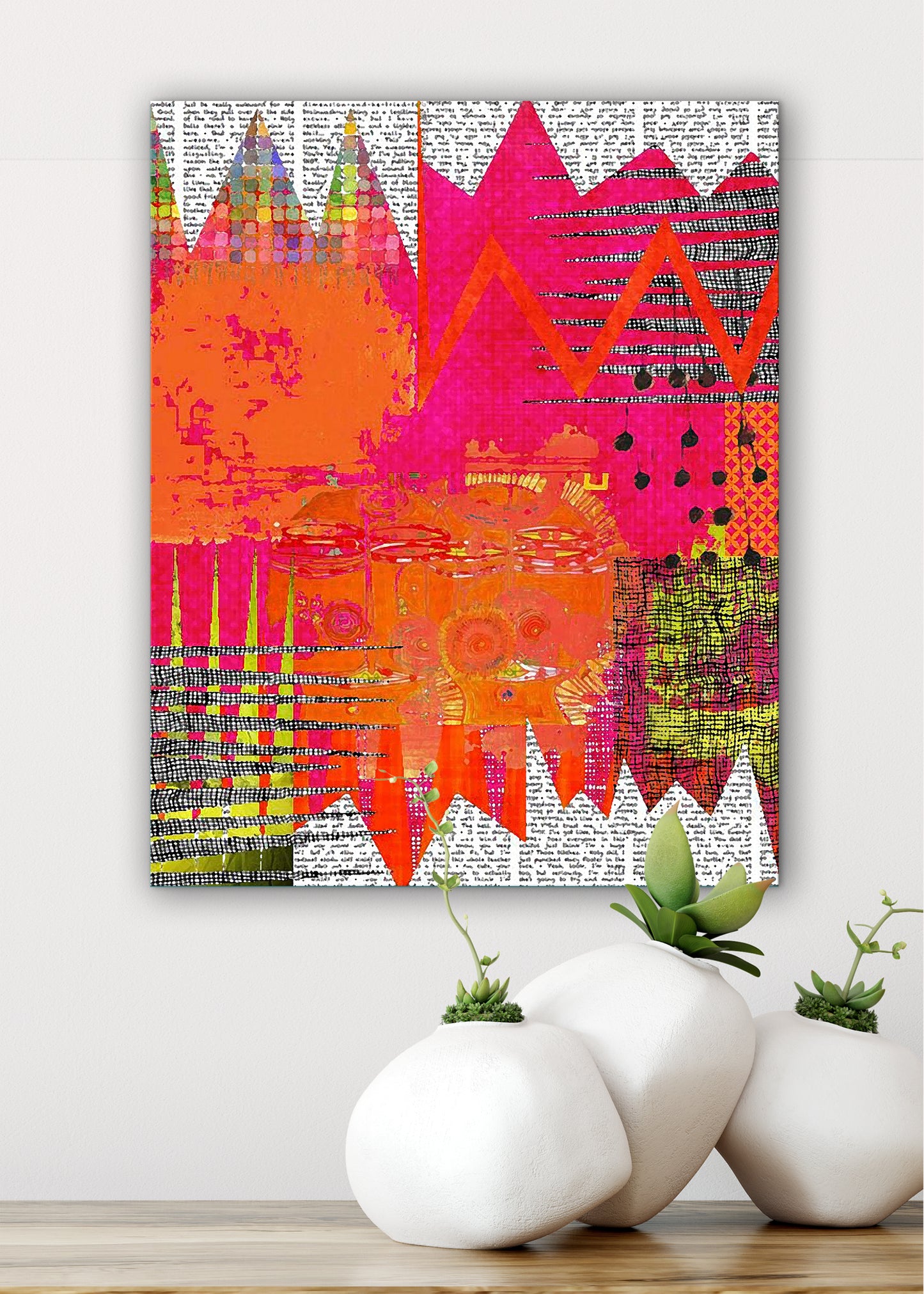 Hot Stuff Abstract Art by Sheree Burlington
