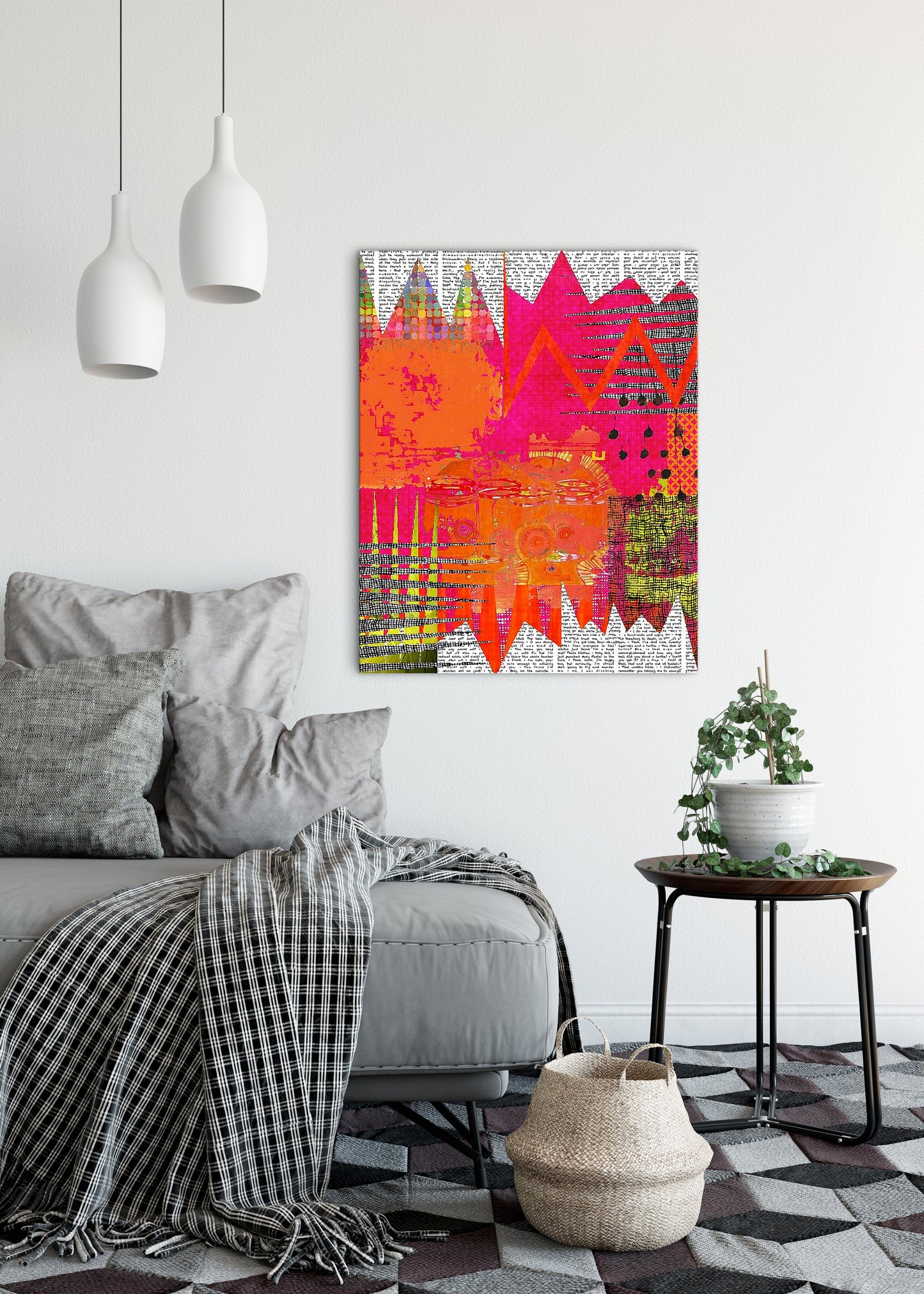 Hot Stuff Abstract Art by Sheree Burlington