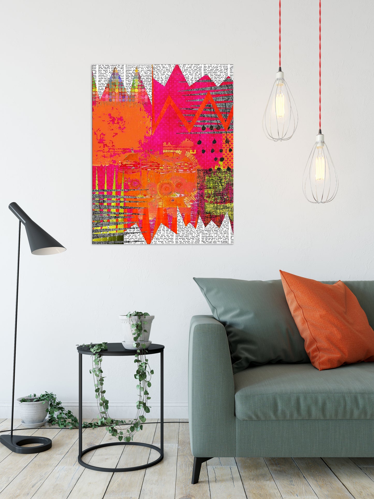 Hot Stuff Abstract Art by Sheree Burlington