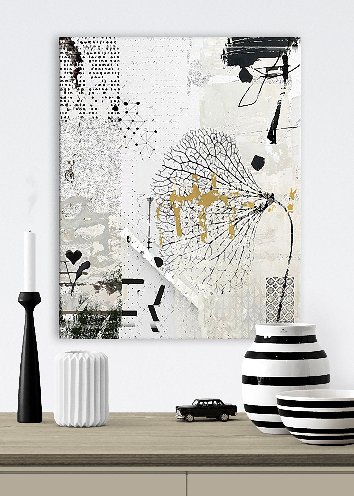Hydrangea Abstract Art by Sheree Burlington