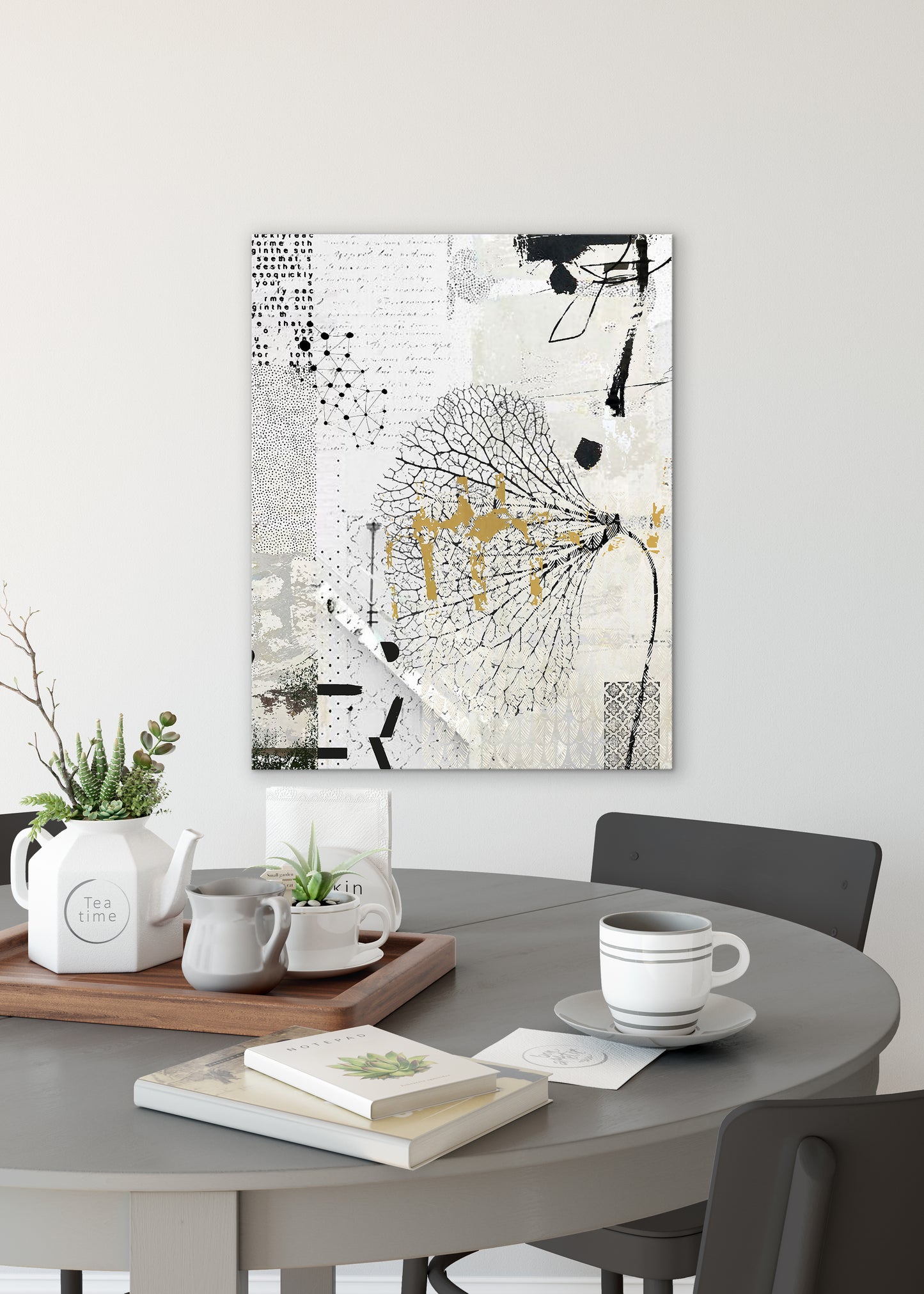 Hydrangea Abstract Art by Sheree Burlington