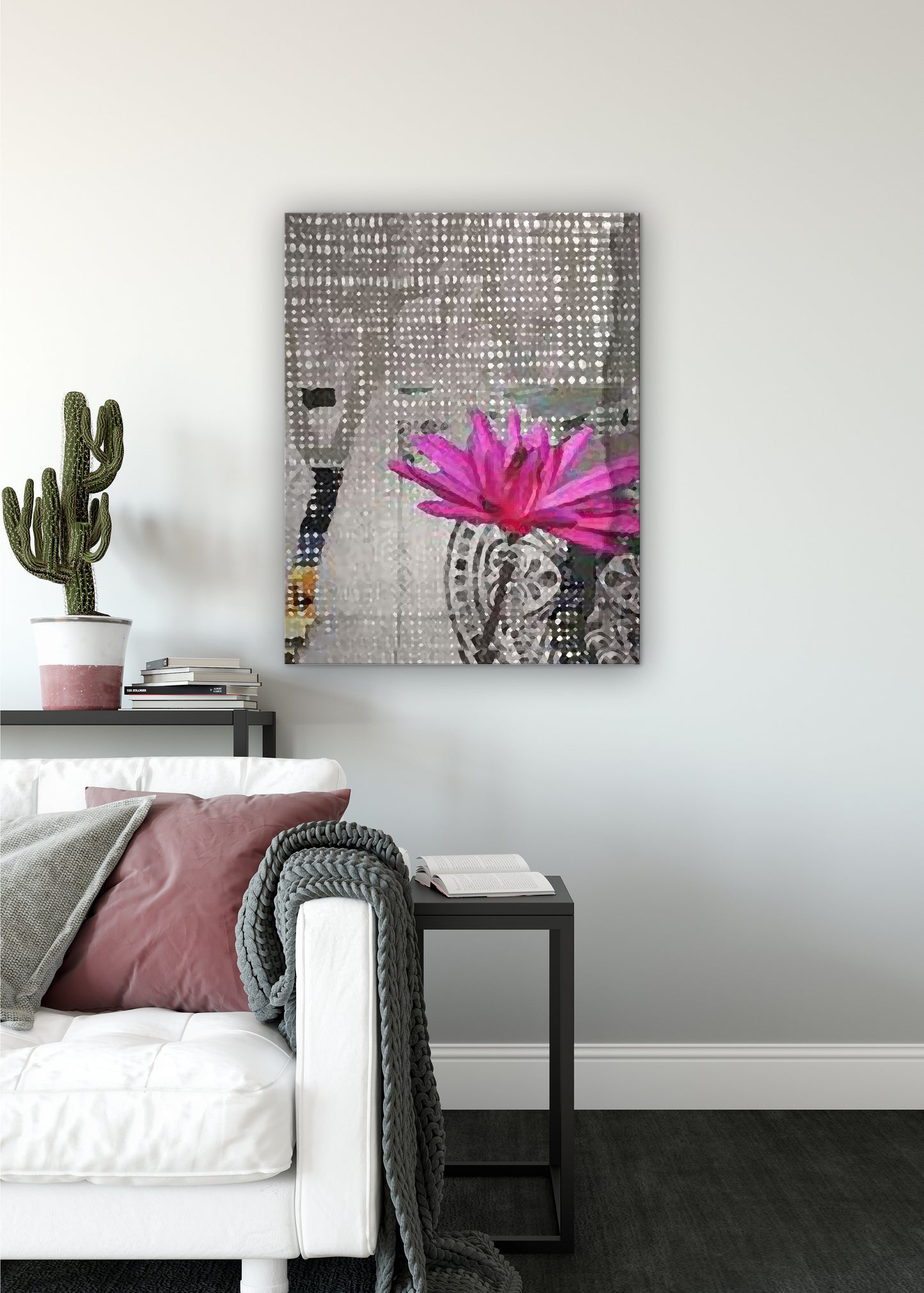Lotus Abstract Art by Sheree Burlington