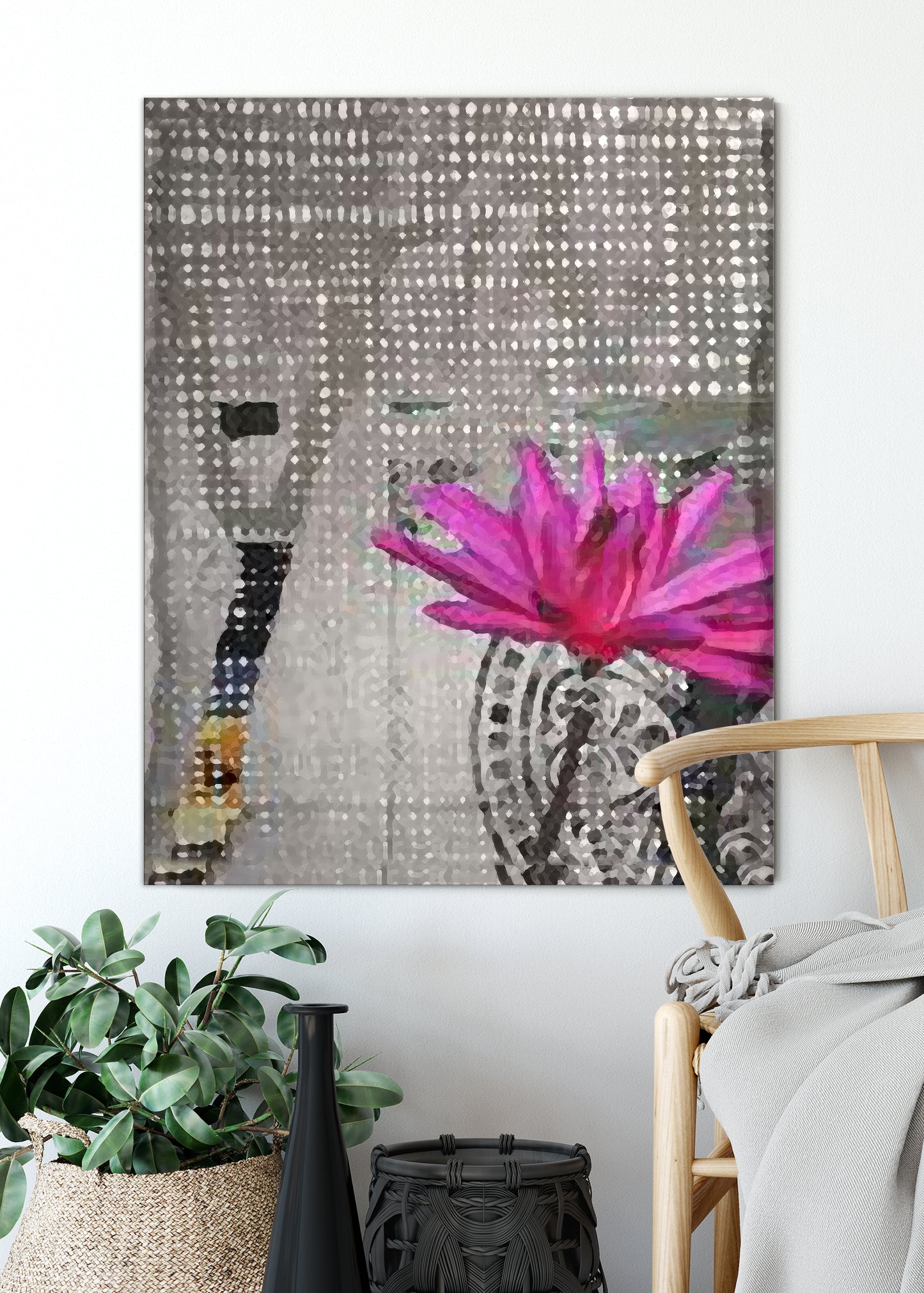 Lotus Abstract Art by Sheree Burlington
