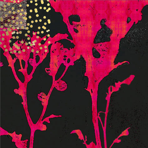 Magenta Wildflower Market Tote Bag Art by Sheree Burlington