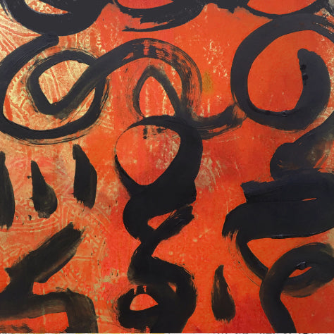 Mango Road Mono Print by Sheree Burlington