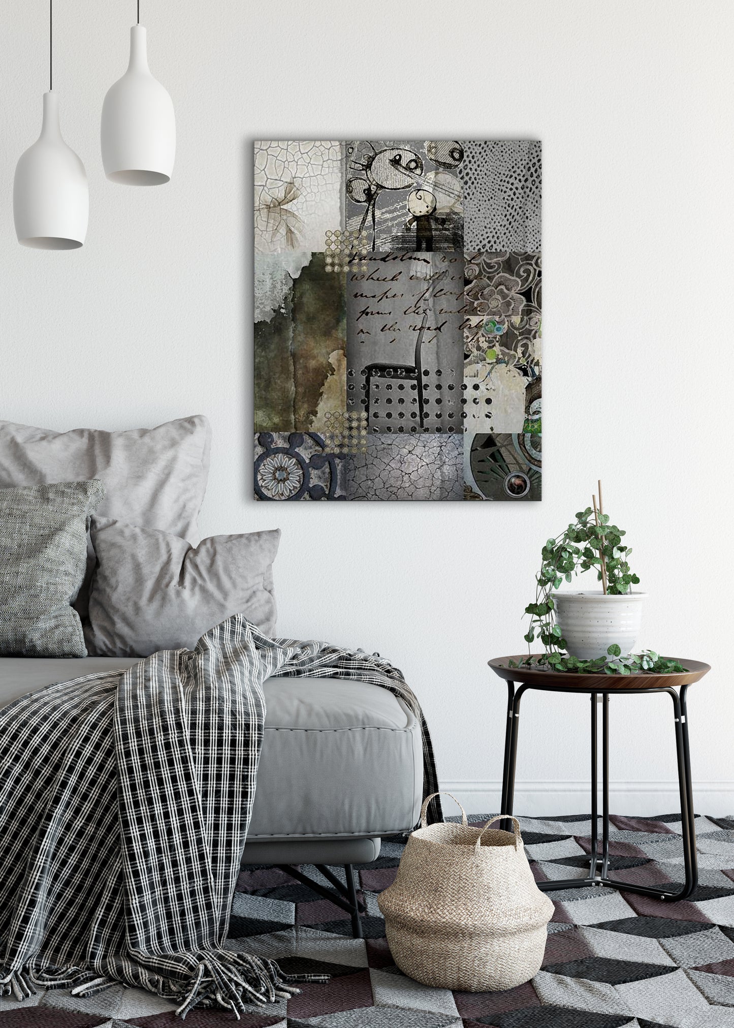 Missing Abstract Art by Sheree Burlington
