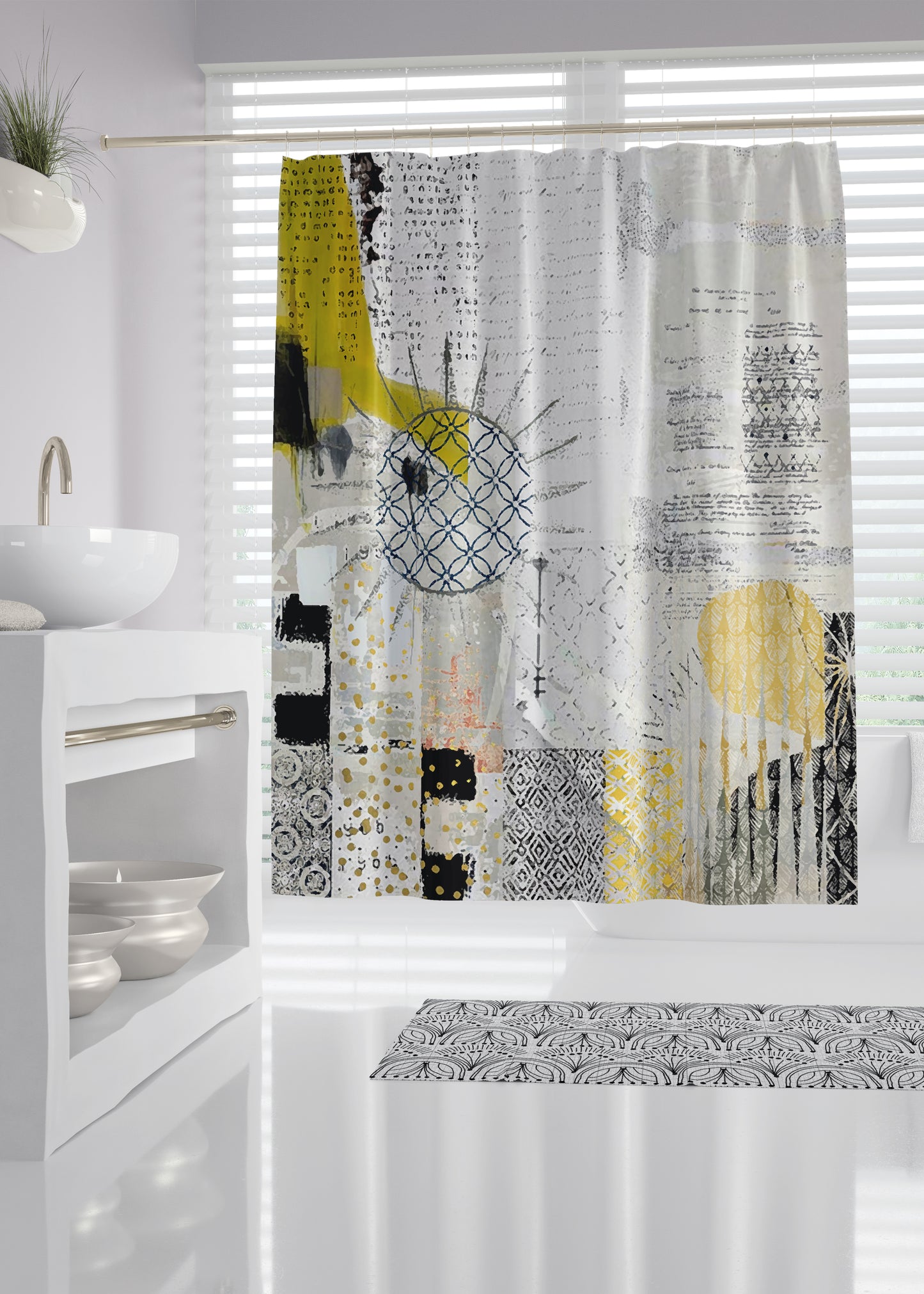 Morning Designer Shower Curtain by Sheree Burlington