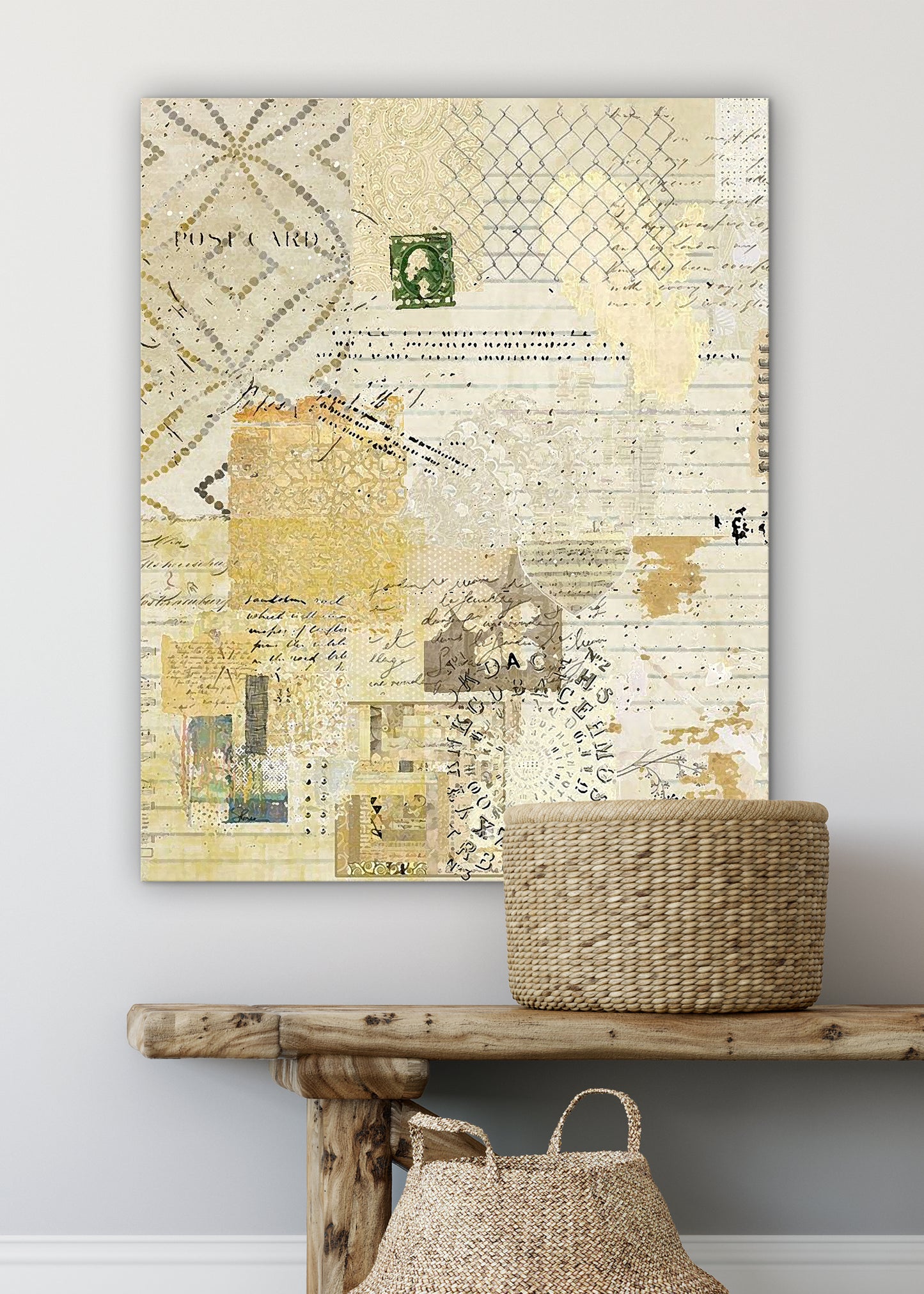 Postage Abstract Art by Sheree Burlington