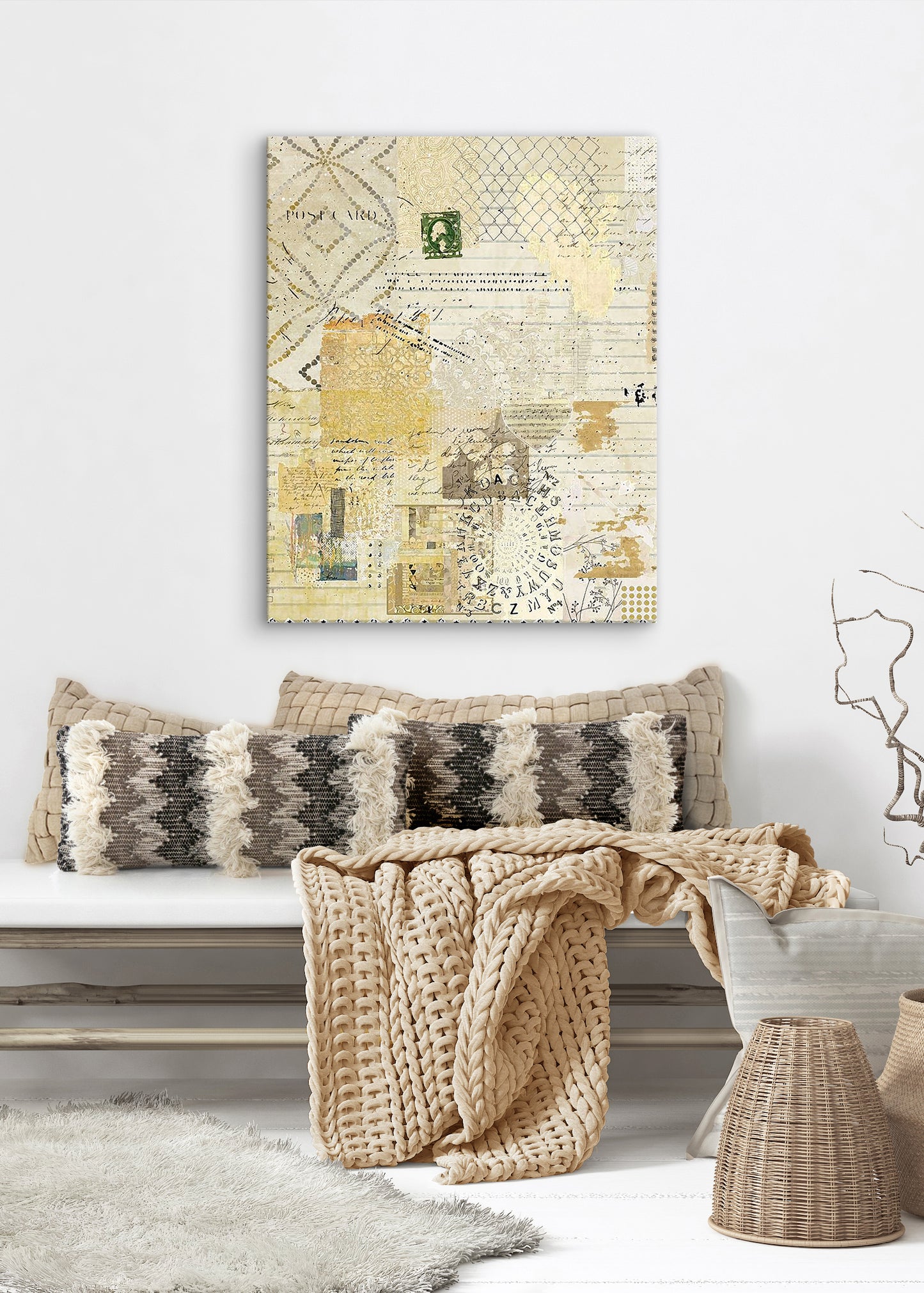 Postage Abstract Art by Sheree Burlington