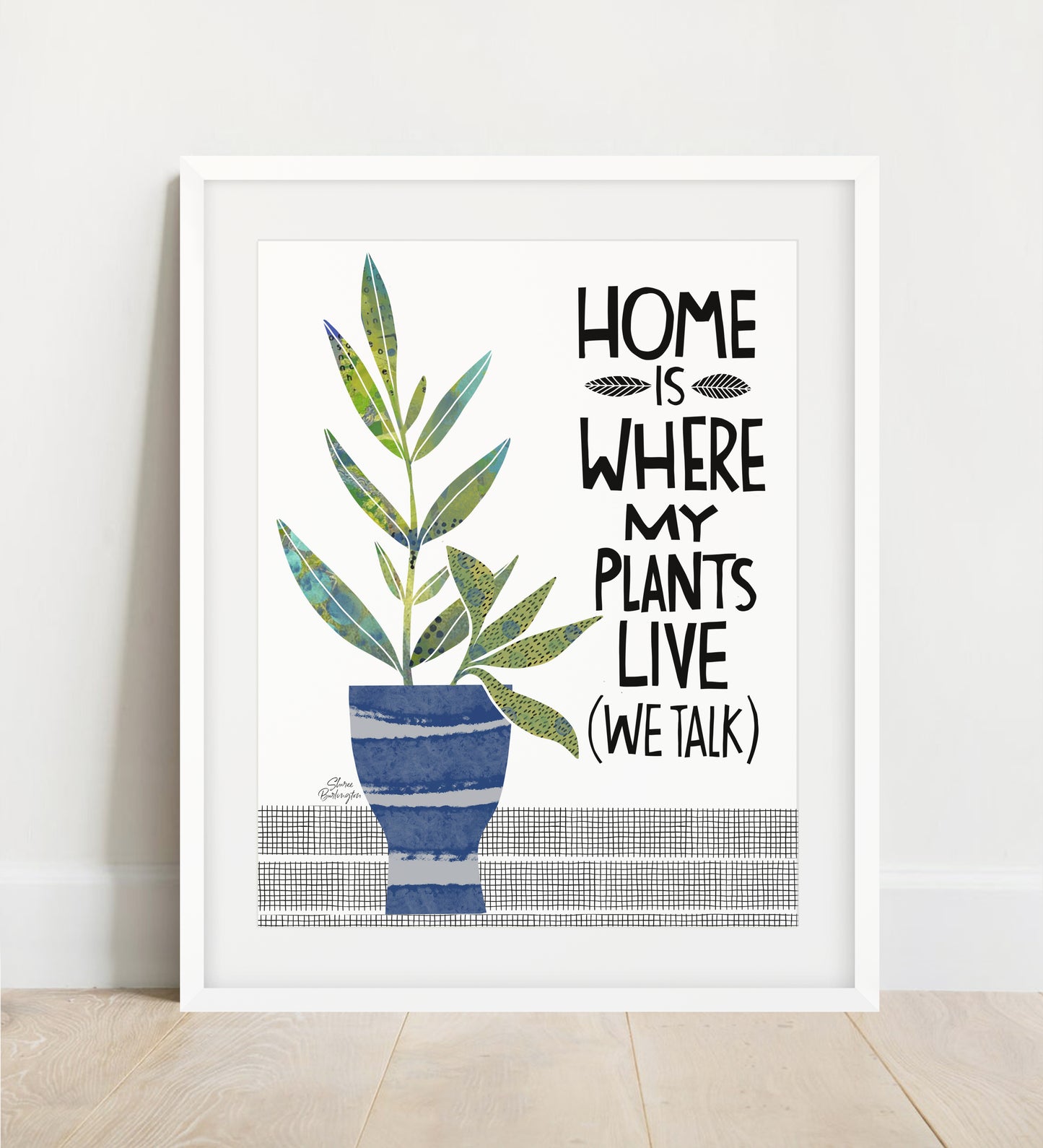 Printable We Talk Plant Wall Art