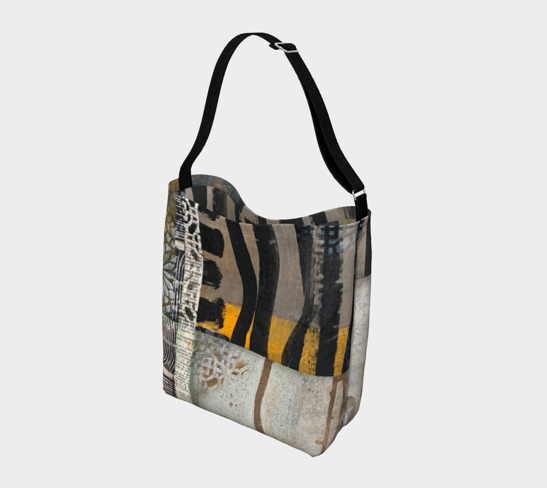 Autumn Field : Neutral Botanical Day Tote