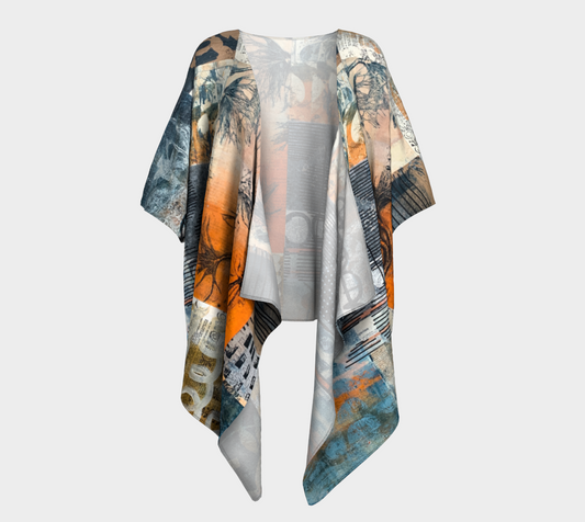 Forest Floor Draped Kimono