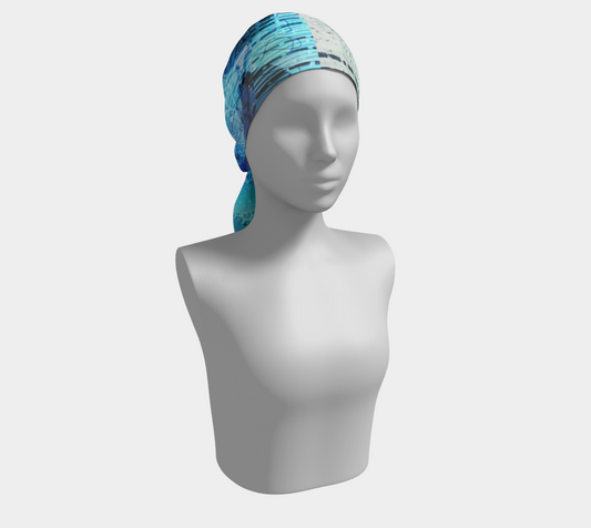 Blue Lagoon Long Scarf