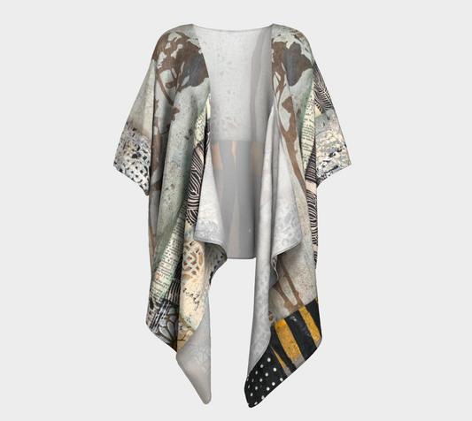 Autumn Field Draped Kimono