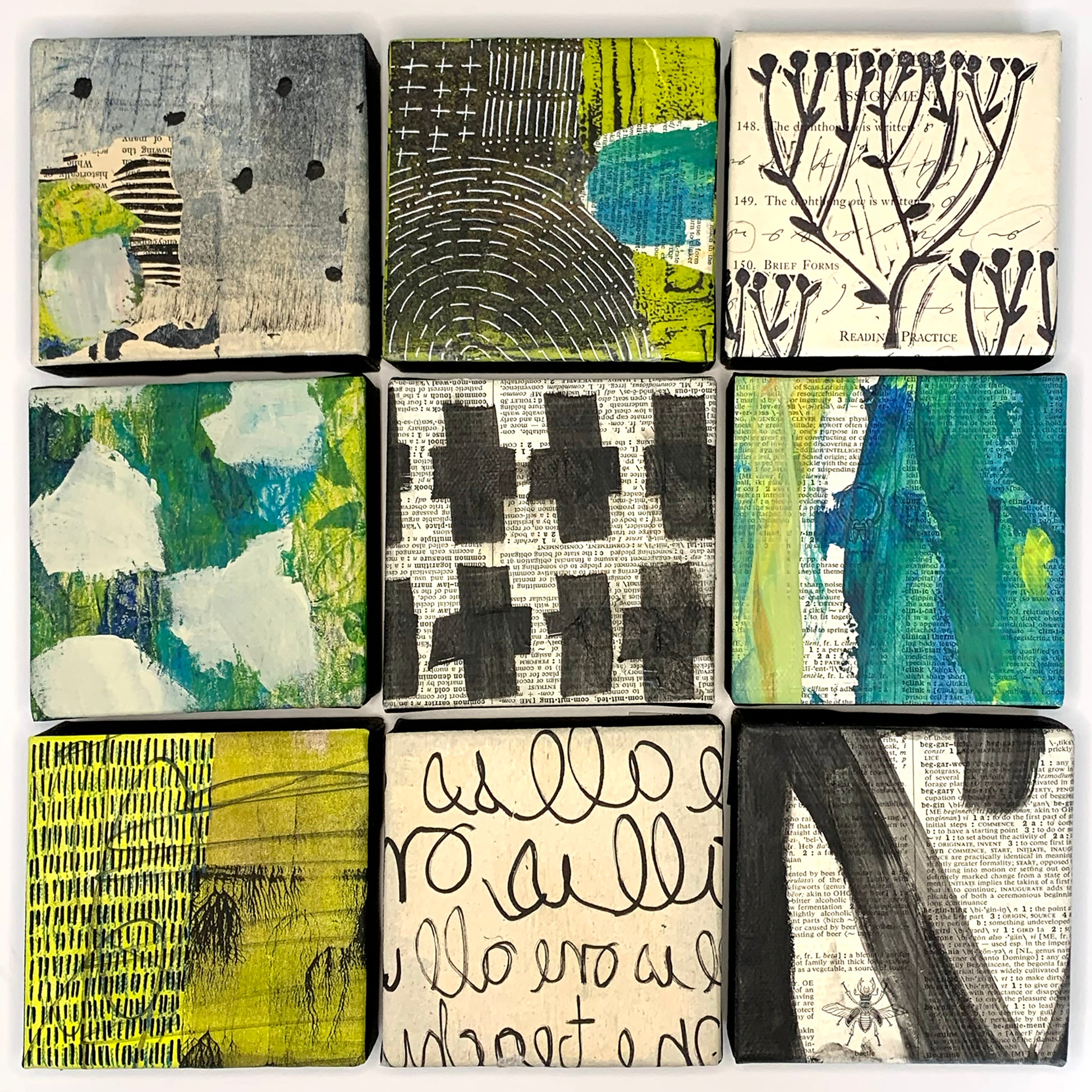 Original Abstract Collage Collection by Sheree Burlington