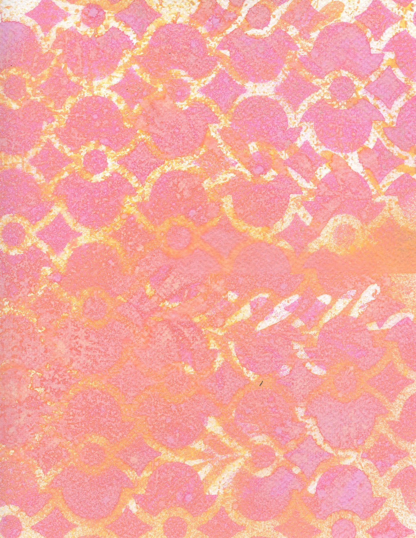 Warm Peachy Pink Collage Papers - 12 Page Printable Download 032