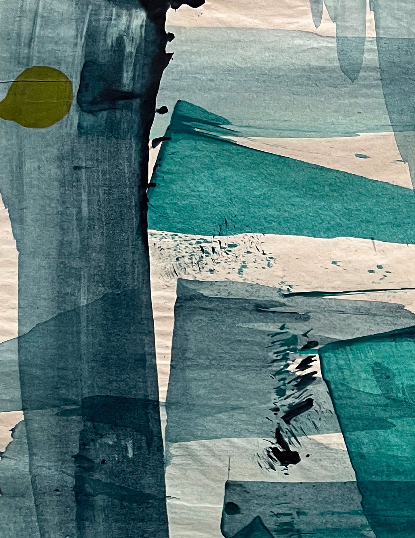 Hummingbird Song Cool Textured Collage Papers - 12 Page Printable Download 016