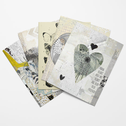 Angels Among Us Memorial Collage Papers - 12 Page Printable Download 028