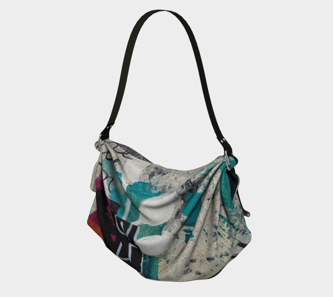 Dear Diary - Abstract Art Origami Tote Bag